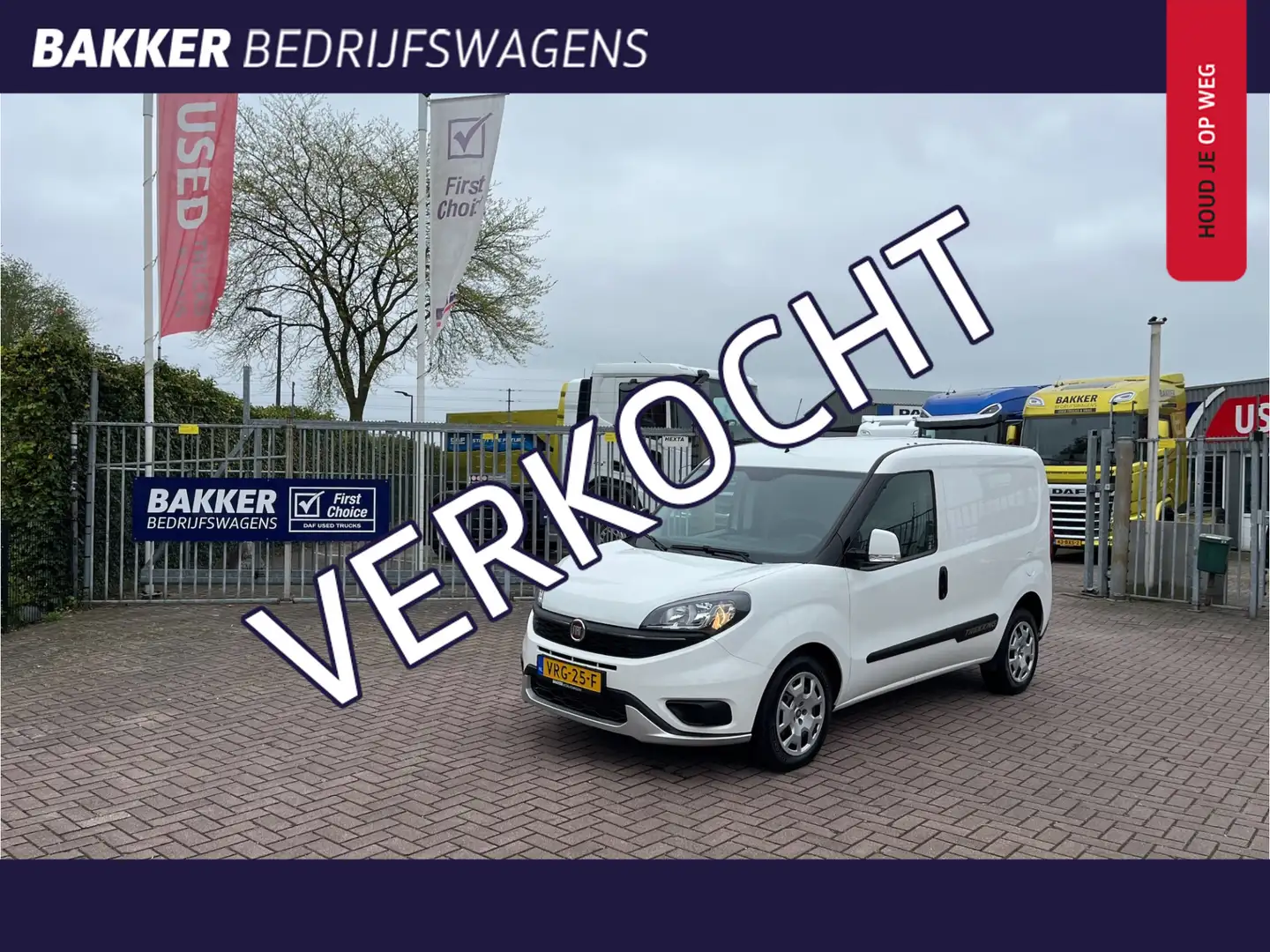 Fiat Doblo Cargo 1.6 MJ 105 pk L1H1 S Trekking betimmering Blanc - 1