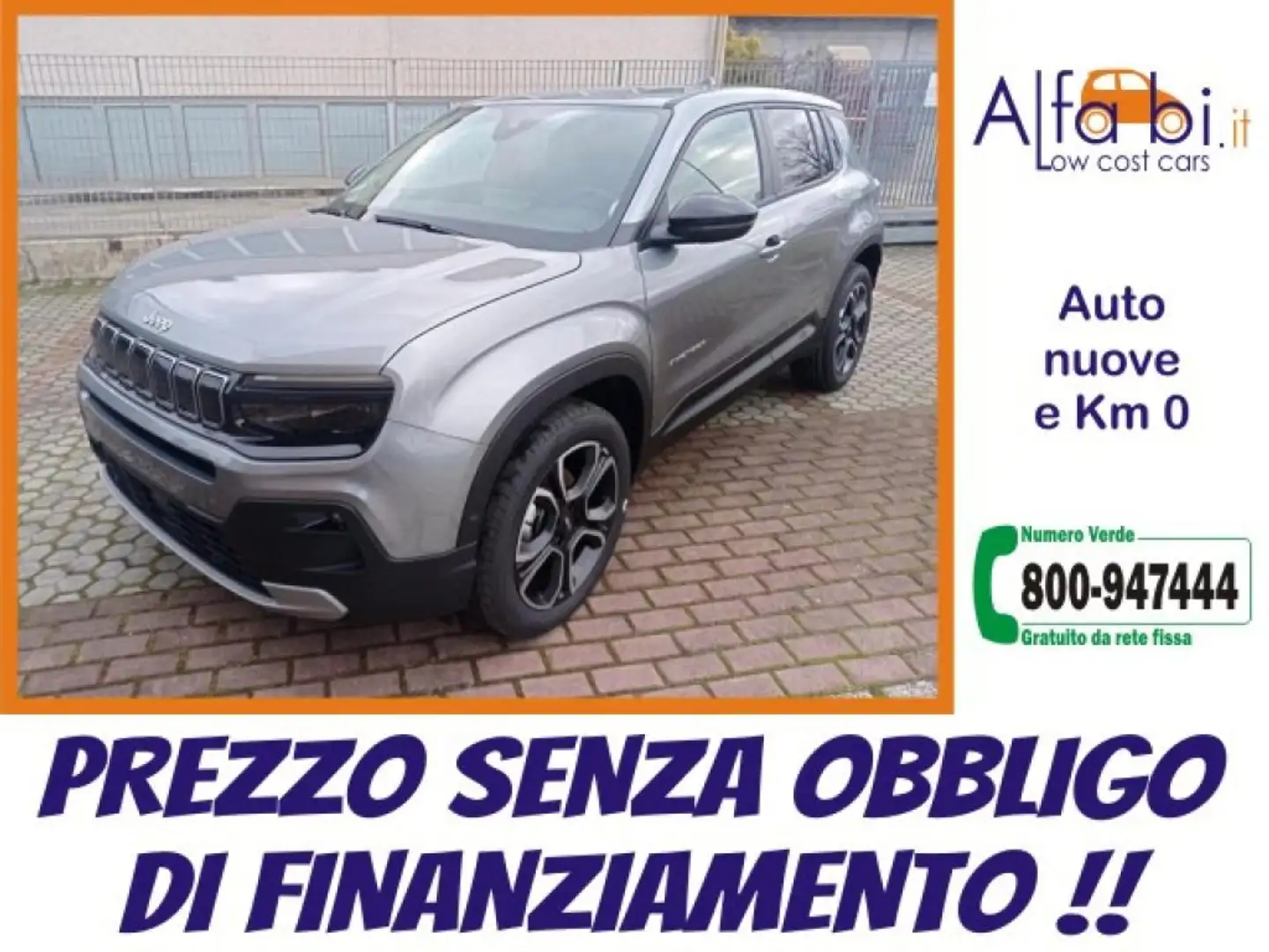 Jeep Avenger MY25 1.2 100CV Summit Grigio - 1