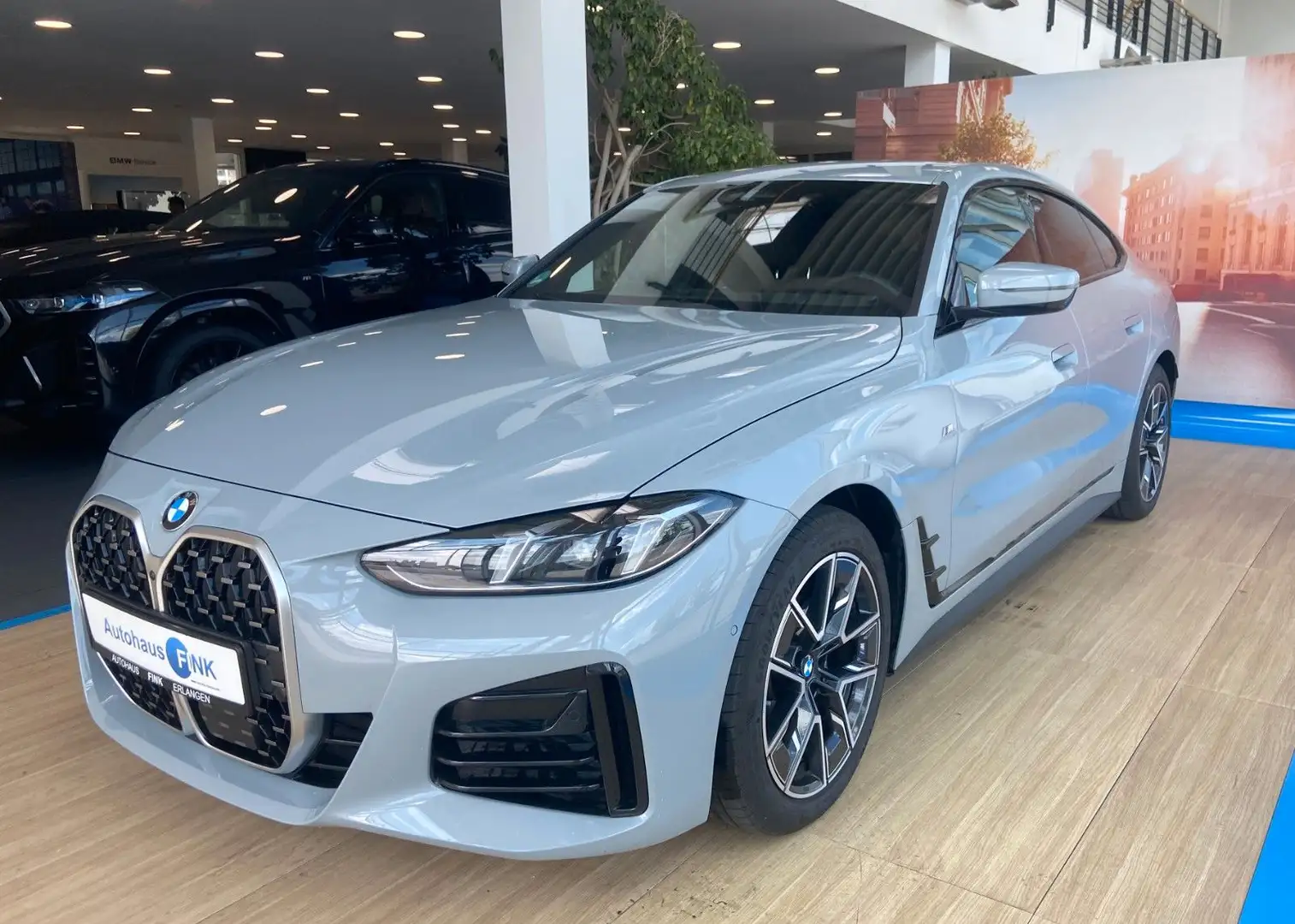 BMW 420 420d Gran Coupé M Sport Head-Up ACC+ Park+ AHK Grau - 2