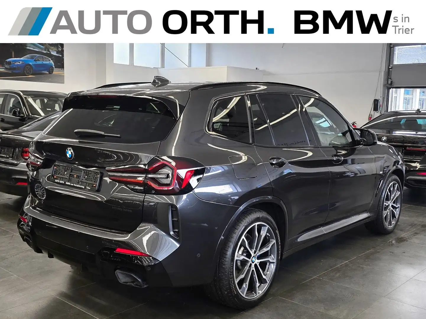 BMW X3 M i LEDER PANO HUD ACC M-SITZE 360° H/K AHK Gris - 2