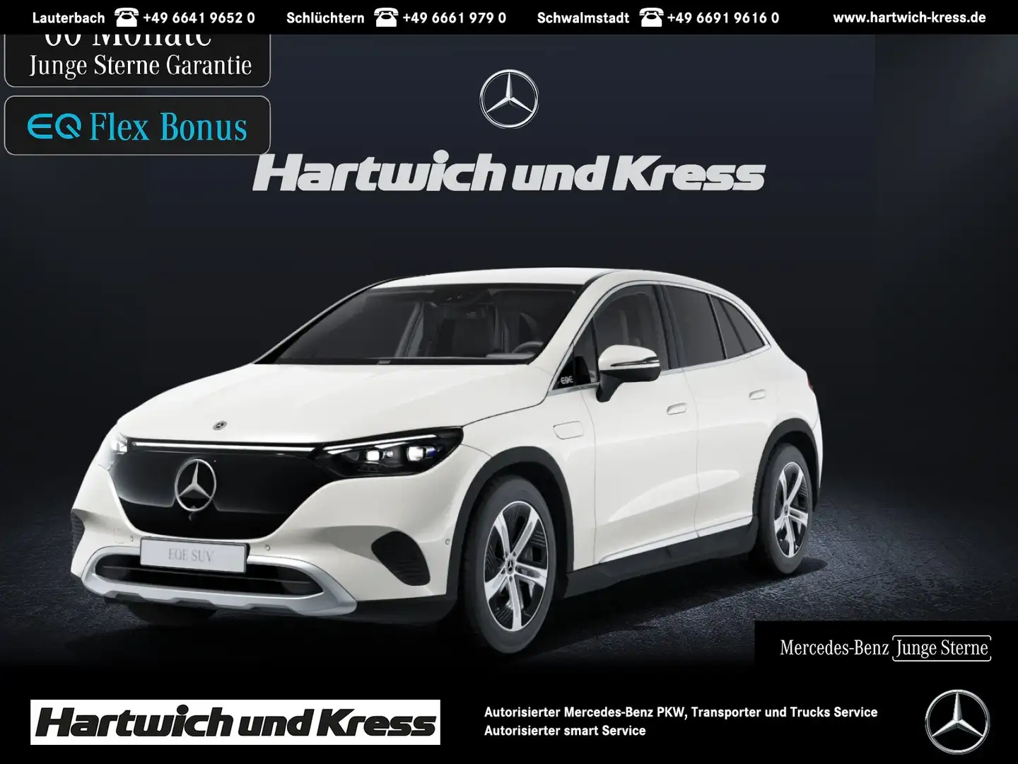 Mercedes-Benz EQE SUV EQE 350+ SUV+Premium-Plus+Digital-Light+360°Kamera+ Blanc - 1