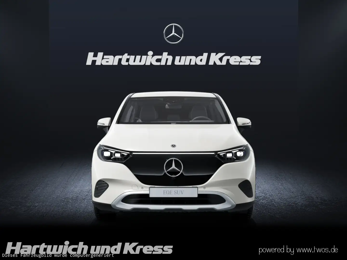 Mercedes-Benz EQE SUV EQE 350+ SUV+Premium-Plus+Digital-Light+360°Kamera+ Blanc - 2