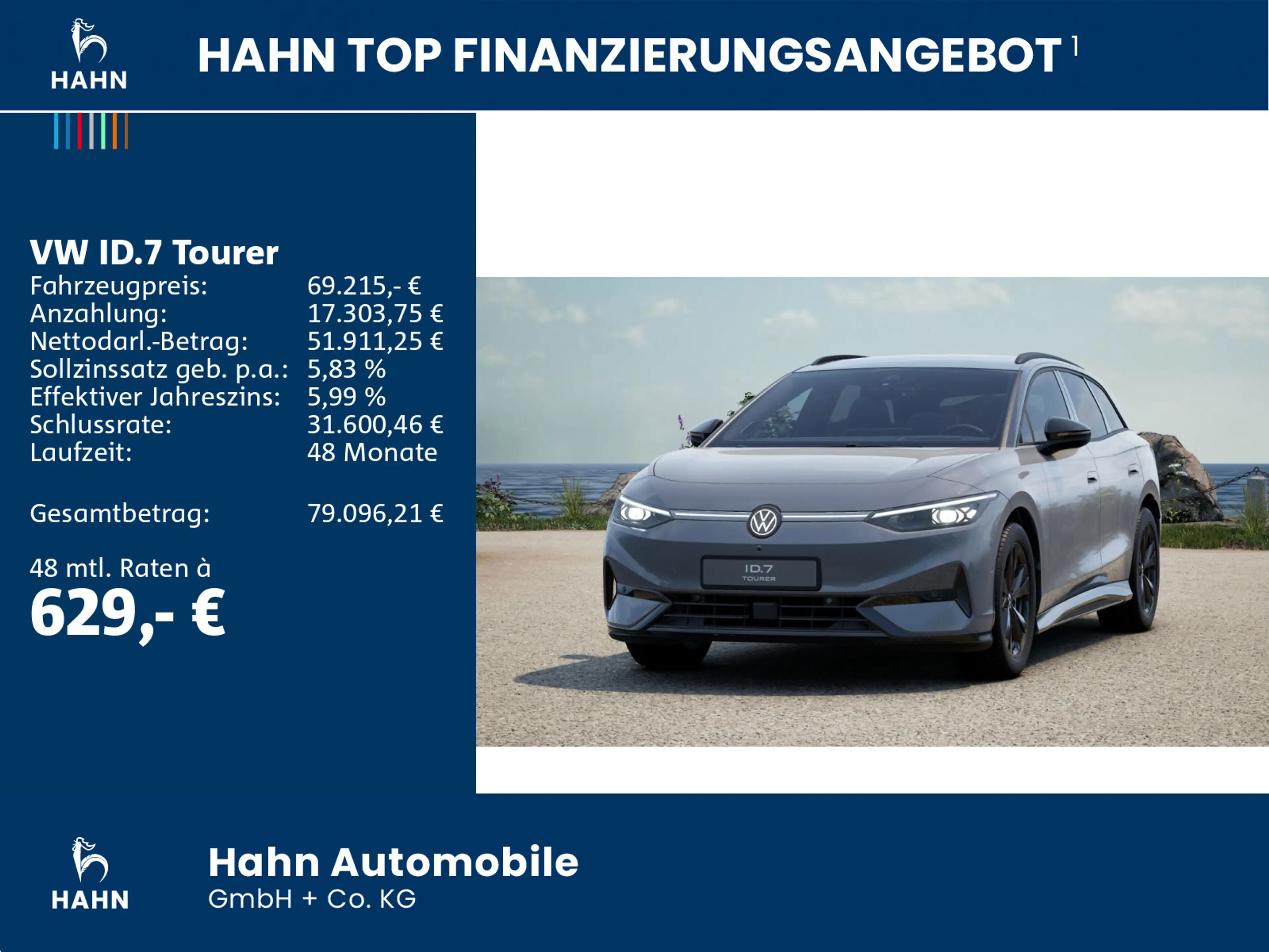 Volkswagen ID.7 Tourer Pro 210 kW (286 PS) 77 kWh AHK Sound — photo 2