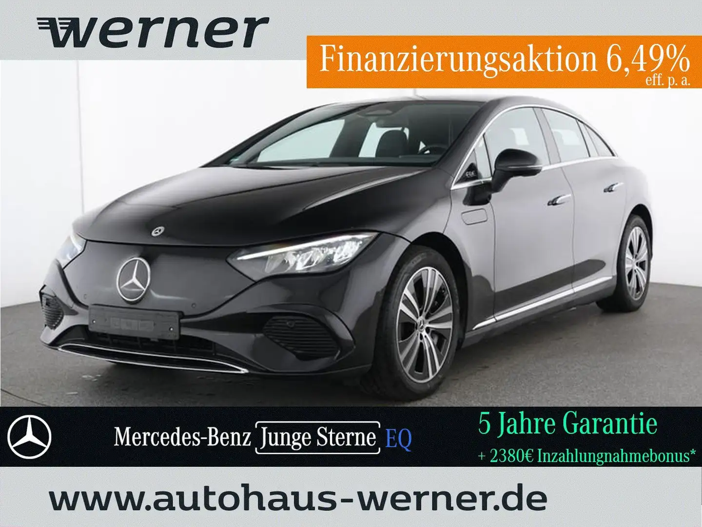 Mercedes-Benz EQE 300 ELEC-ART-ADV+ PANO HuD WINTER MEMO DISTR Schwarz - 1
