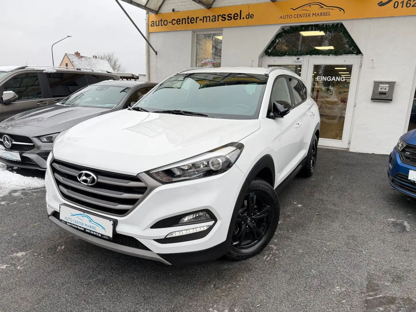Hyundai TUCSON AHK/NAVI/KAMERA/ALLRAD/SHZ/PDC Weiß - 1