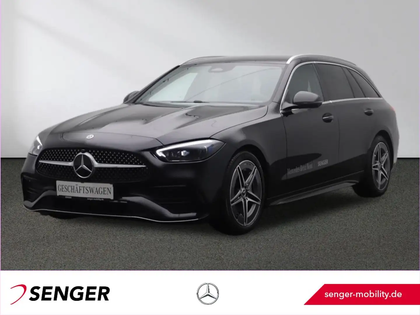 Mercedes-Benz C 200 T AMG Distronic Digital-Light AHK 360°-K. Negro - 1