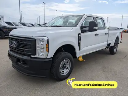 White 2026 Ford F-250 Super Duty XL Crew Cab LB 4WD Pickup Truck Four-Wheel Drive Automatic