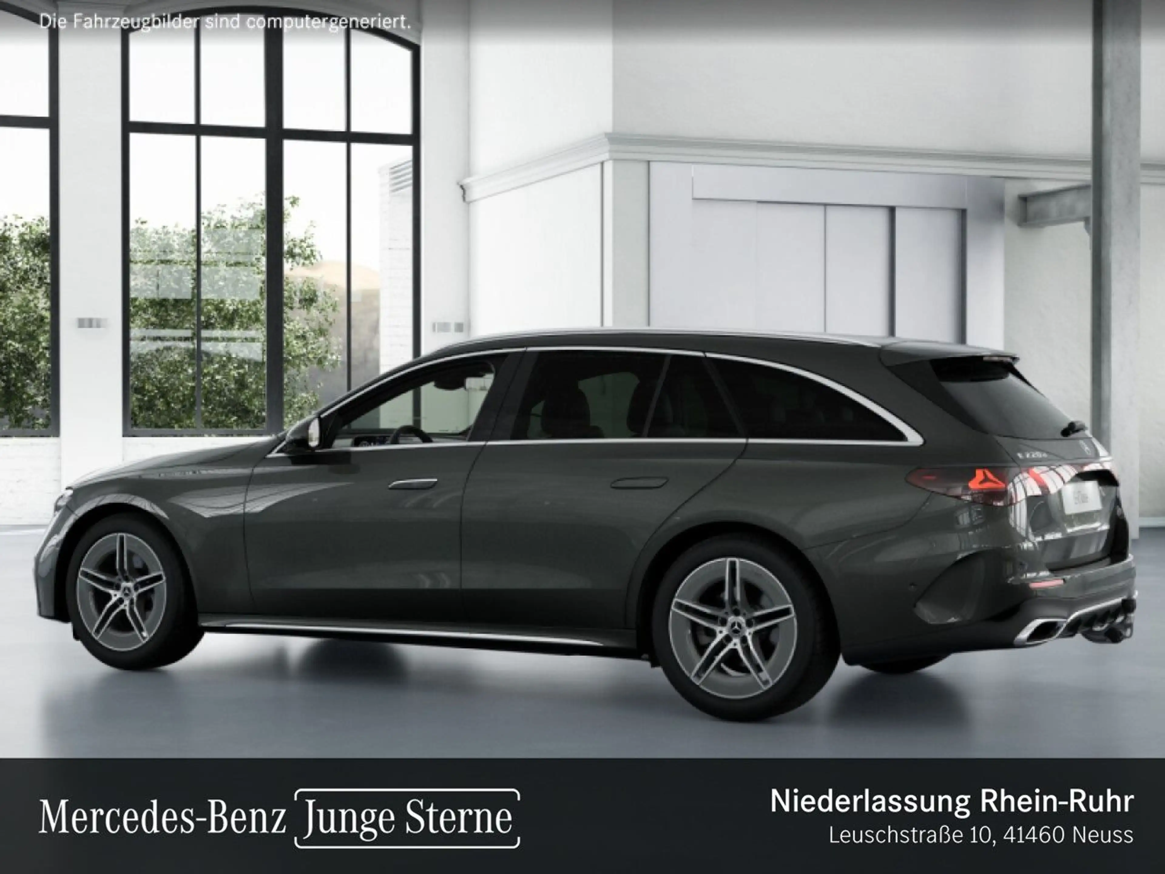 Mercedes-Benz E 220 d T Edition AMG-Line Fahrass WideScreen 360° — photo 14