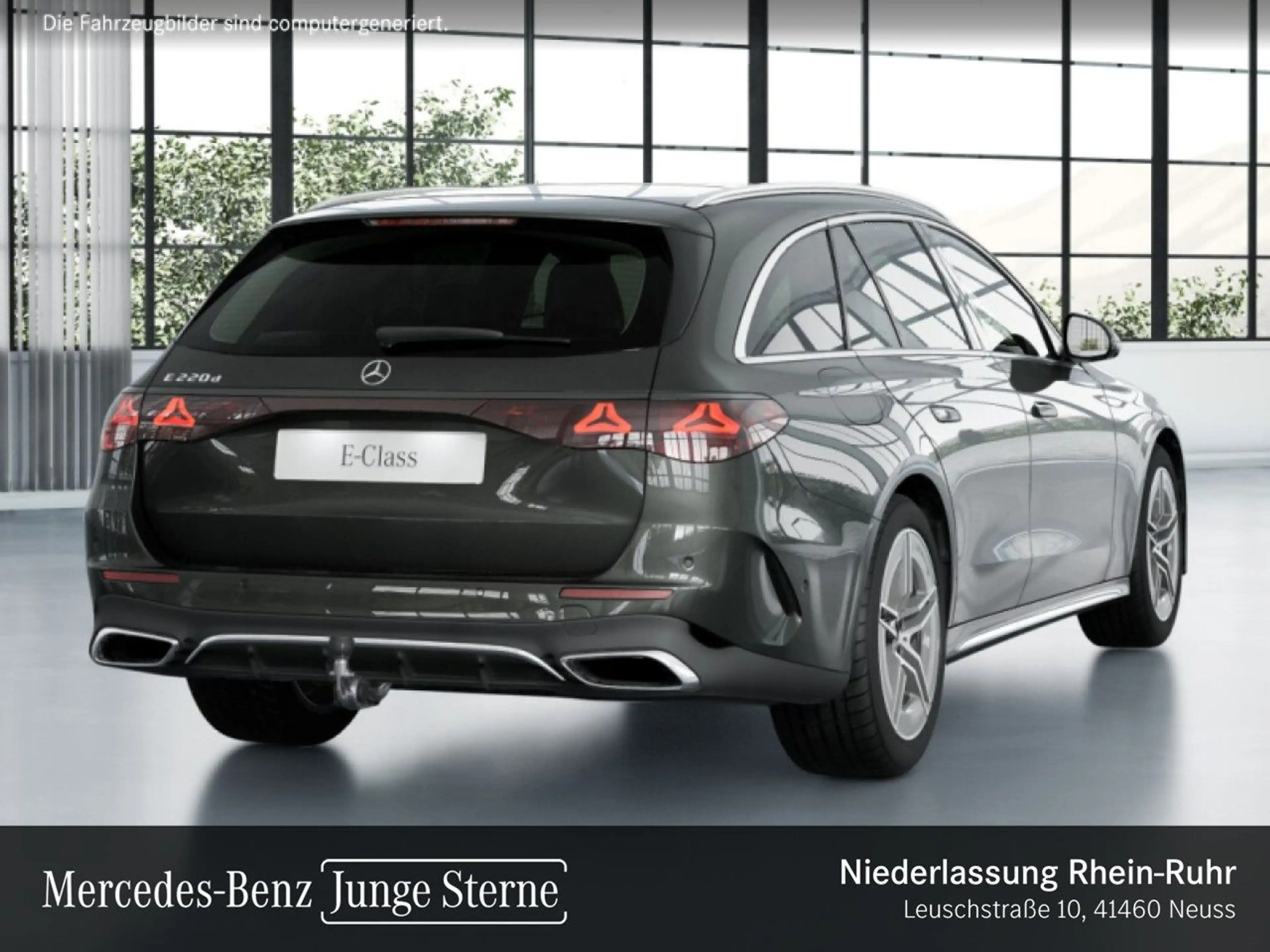 Mercedes-Benz E 220 d T Edition AMG-Line Fahrass WideScreen 360° — photo 4