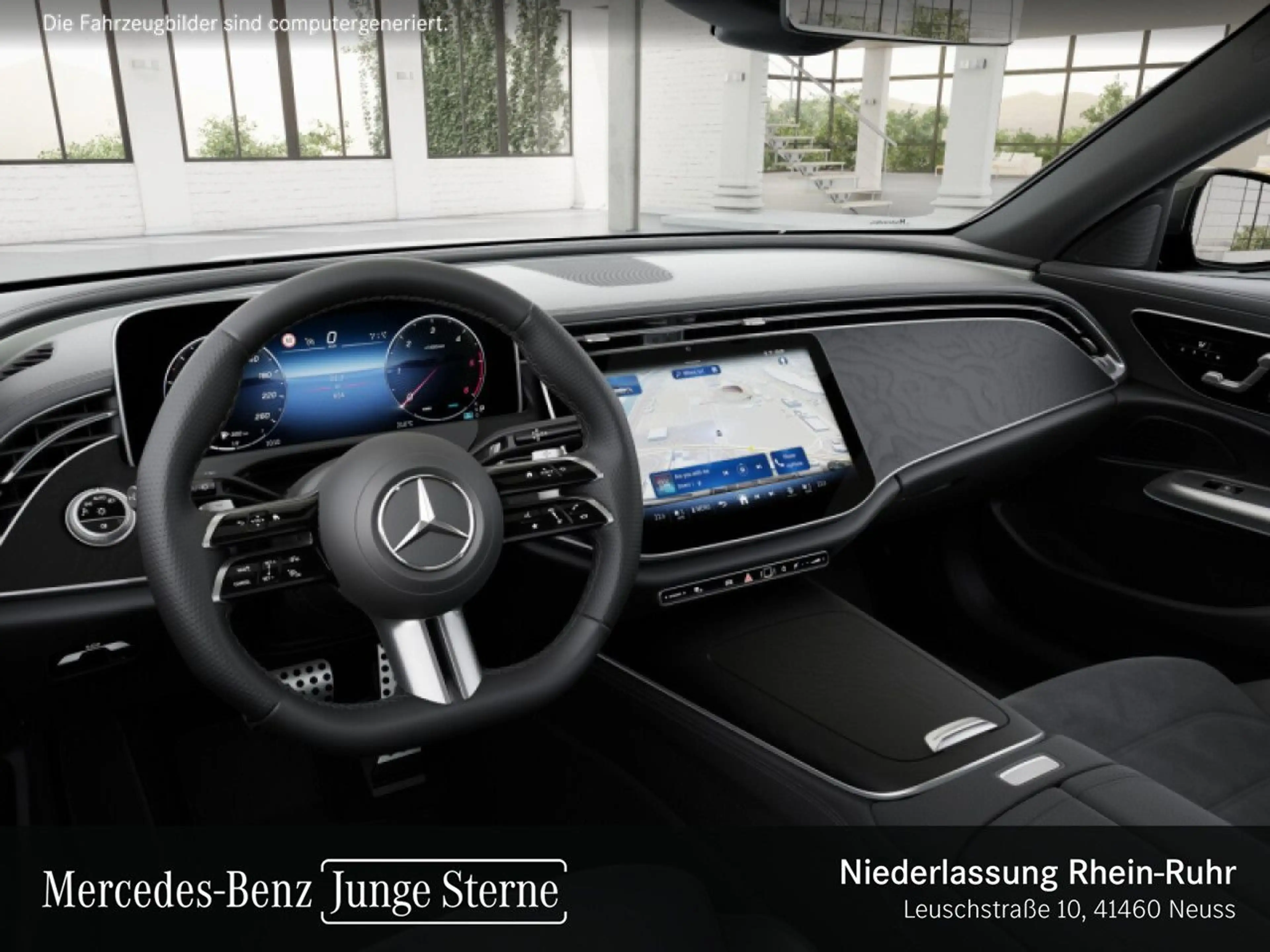 Mercedes-Benz E 220 d T Edition AMG-Line Fahrass WideScreen 360° — photo 9