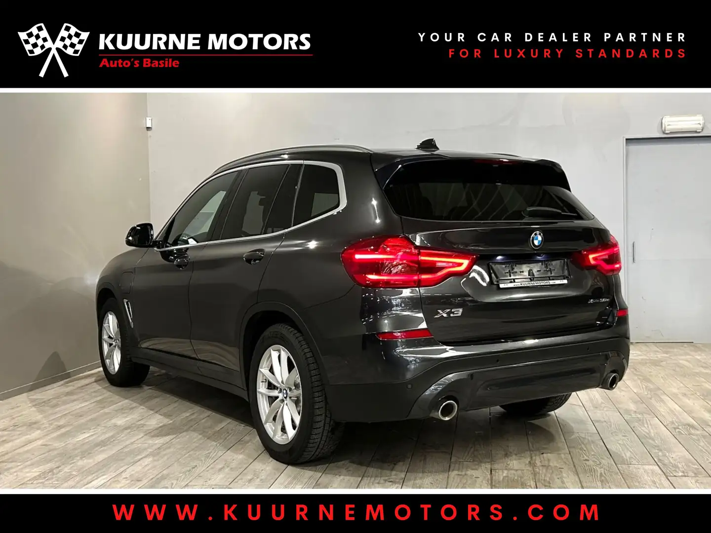 BMW X3 xDrive30e Pano/Leder/Cam/Gps/VerwZet *1j garantie* Сірий - 2