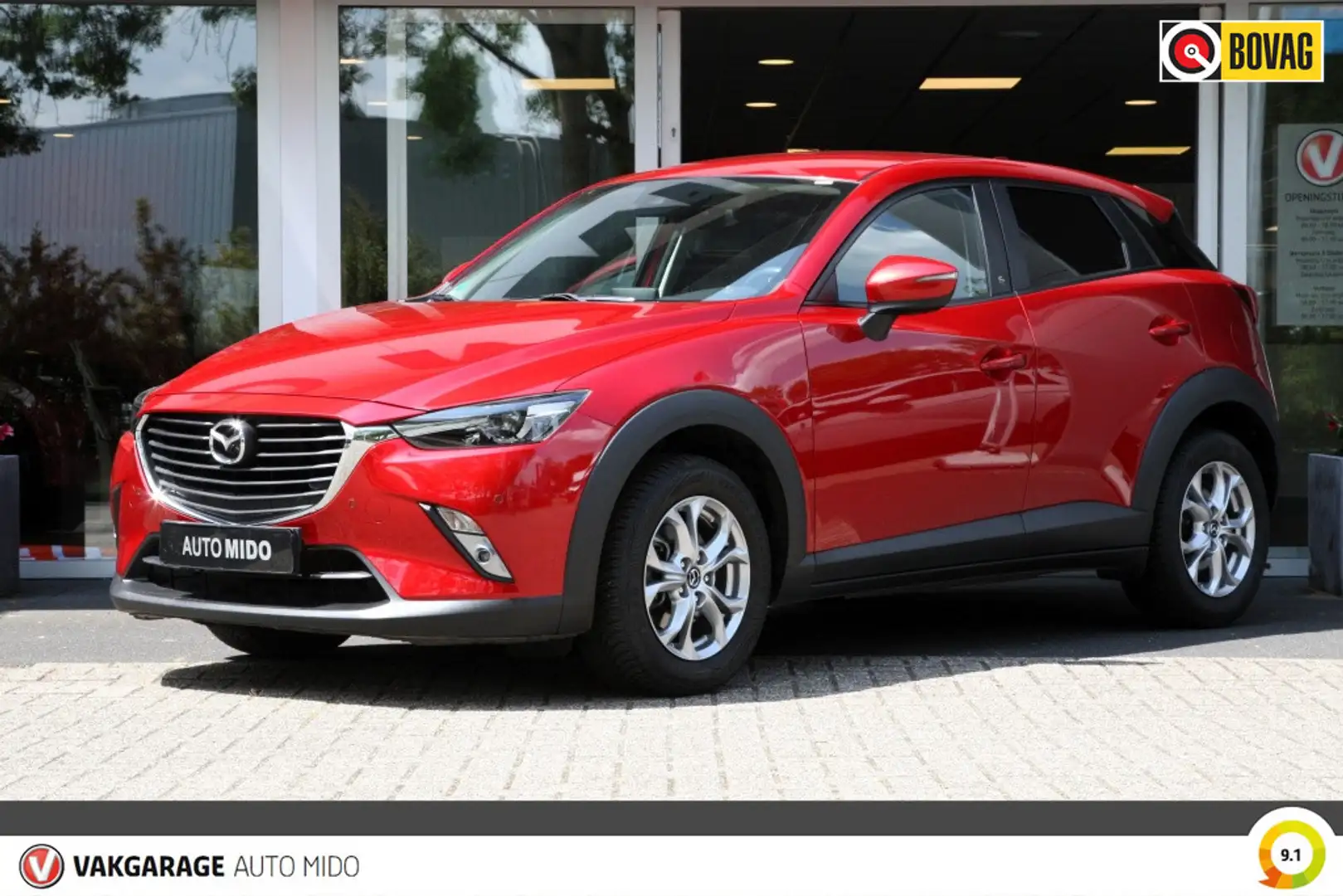 Mazda CX-3 CX-3 2.0 SKYACTIV-G Automaat Exclusive-Line -LAGE Rood - 1