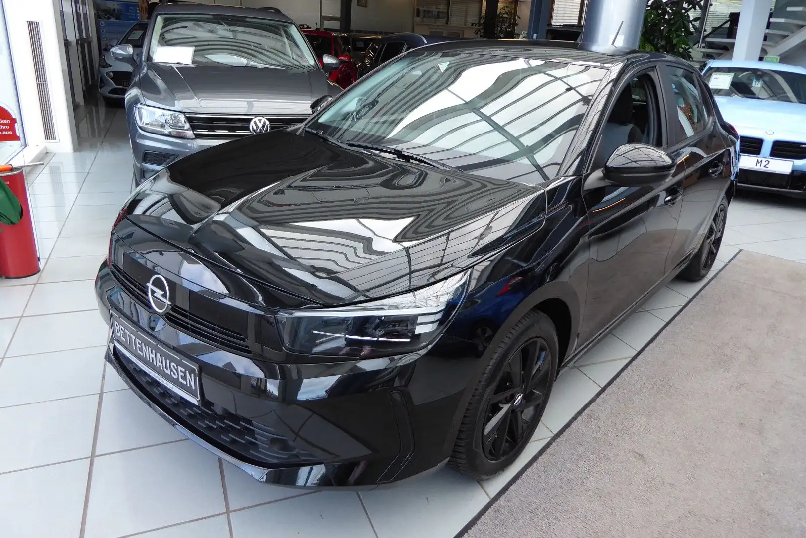 Opel Corsa F erst 50.700 KM!! 1.Hand SHZ Schwarz - 1