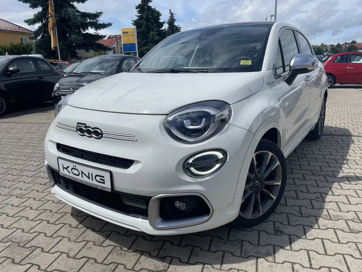 Fiat 500X Più Dolcevita Automatik Faltdach Weiß - 1