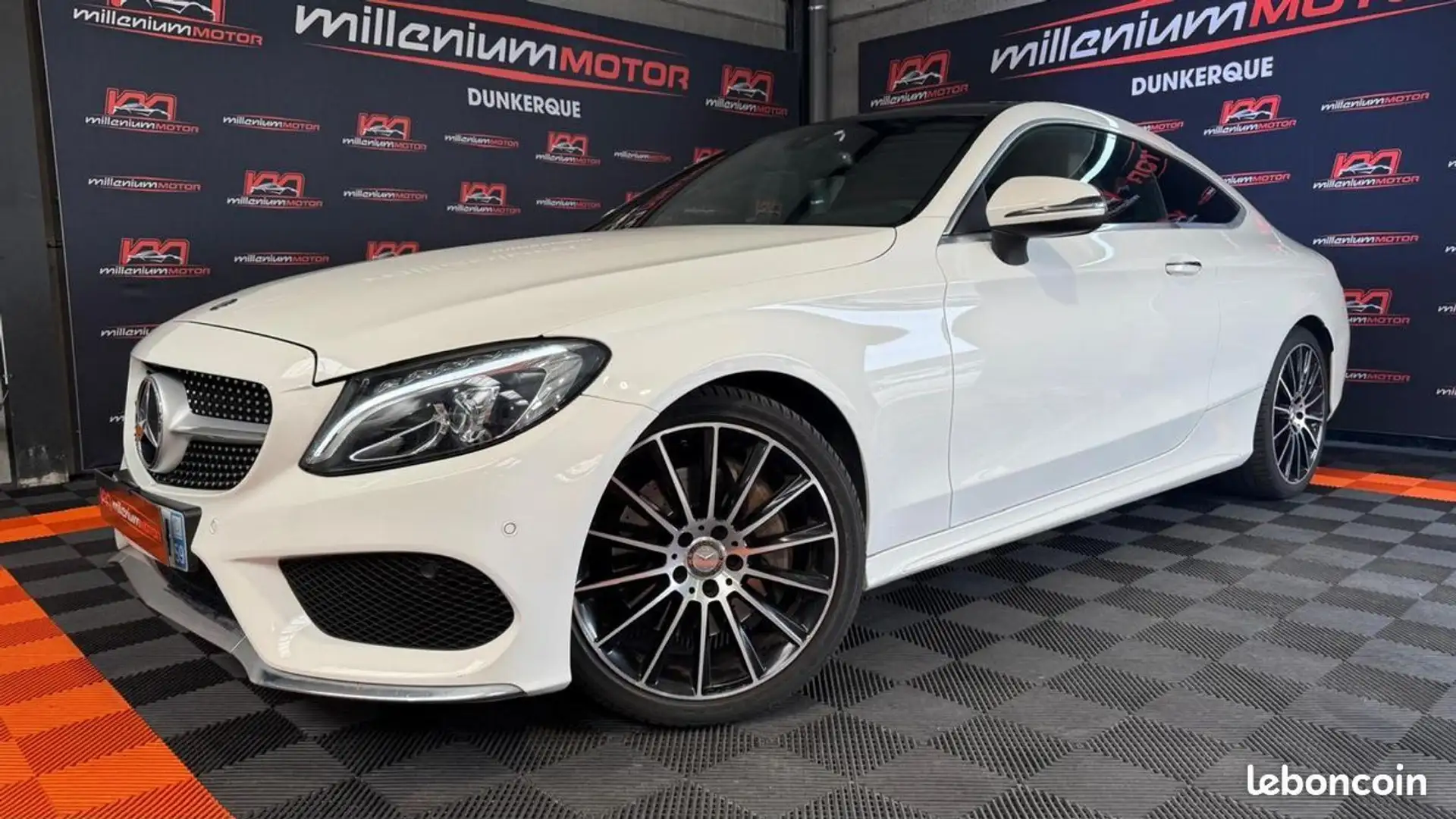 Mercedes-Benz C 250 MERCEDES SPORTLINE 250 d 204 CV BVA 9G-Tronic GARA Blanc - 1
