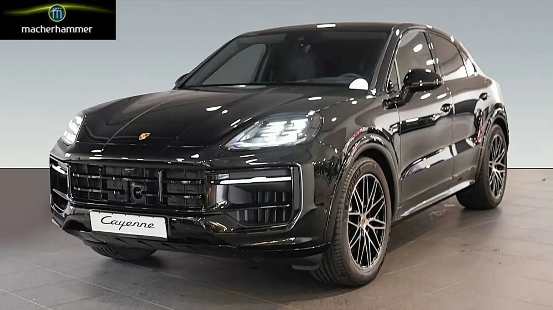 Porsche Cayenne S Coupe E-Hyb*BLACK-EDITION*INNO*SITZ-KLIM Schwarz - 1