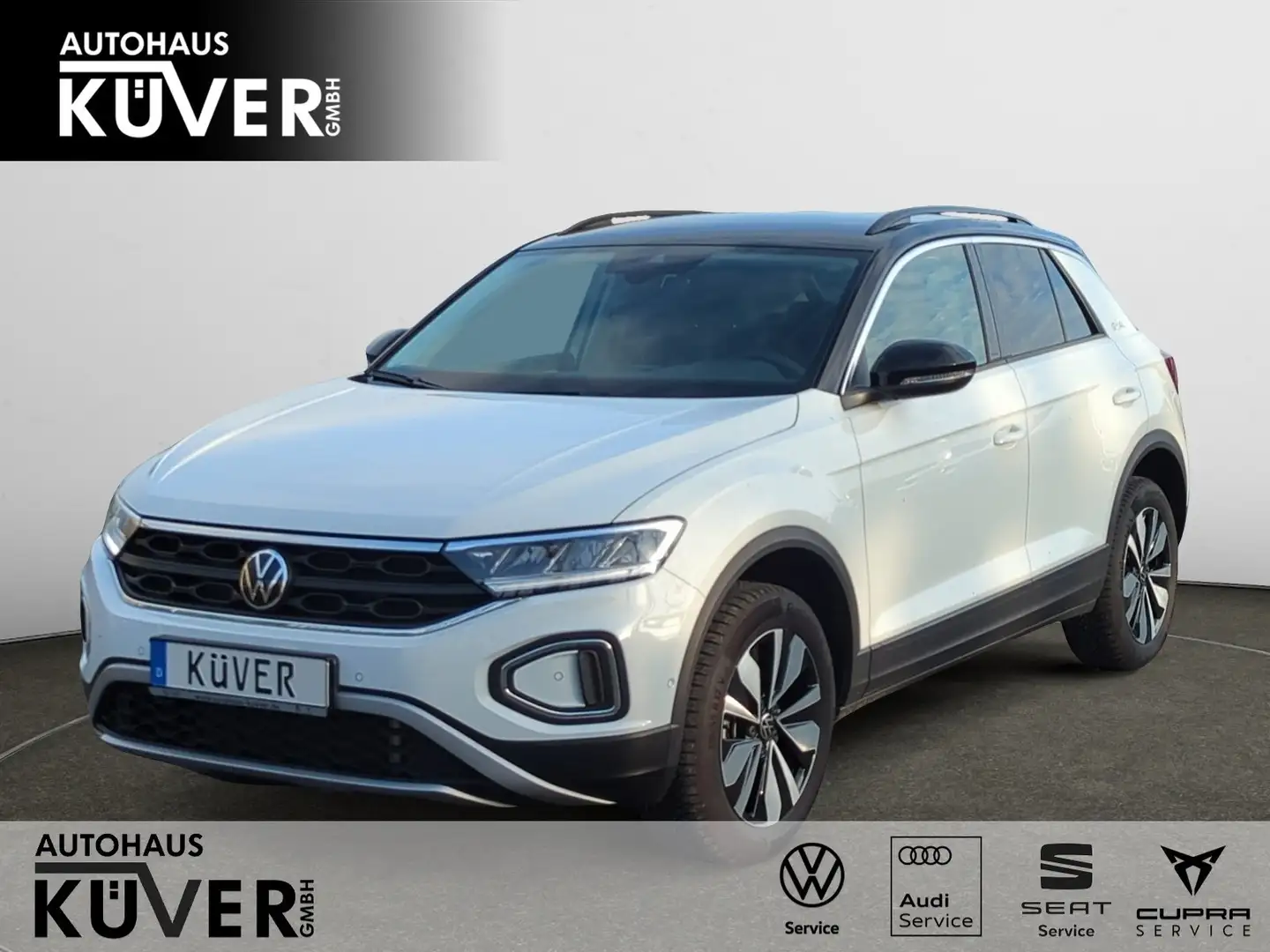 Volkswagen T-Roc Goal 1.5 TSI DSG APP*GJR*ACC*AHK*NAVI*LED*PDC Weiß - 1