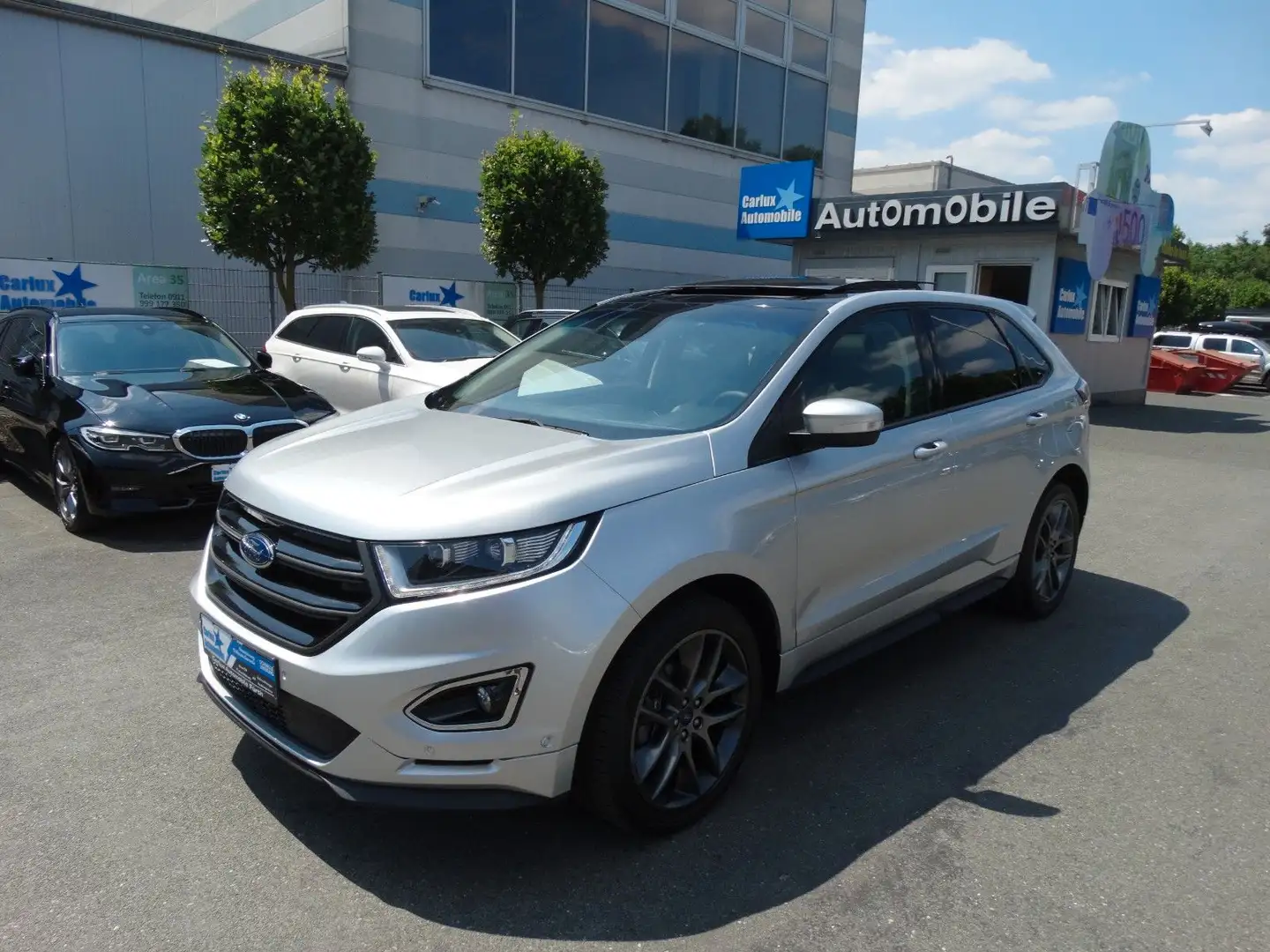 Ford Edge 2.0Tdci-BI-TURBO*ST-LINE*PANORAMA*LEDER*LED Silber - 2