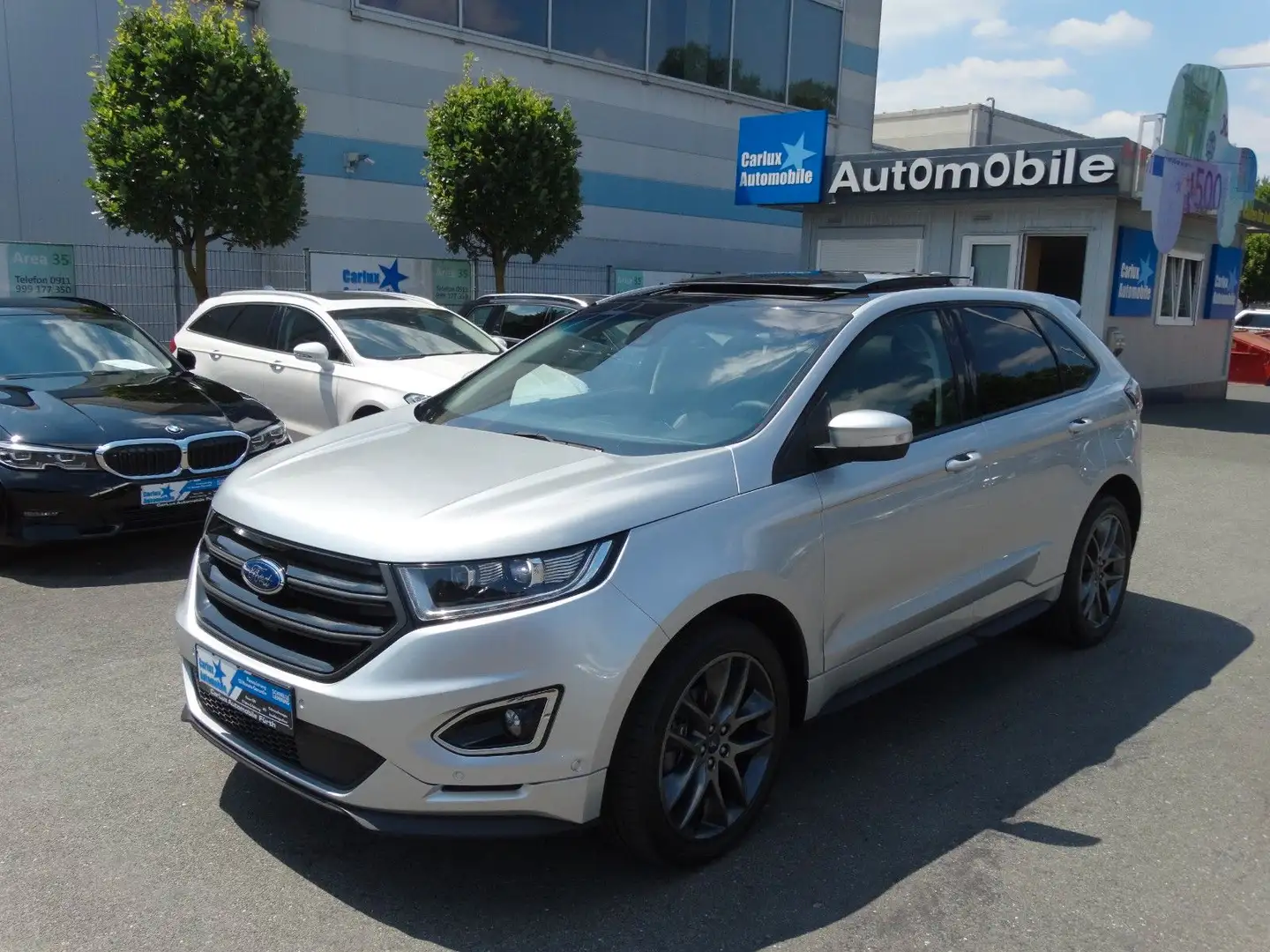 Ford Edge 2.0Tdci-BI-TURBO*ST-LINE*PANORAMA*LEDER*LED Silber - 1