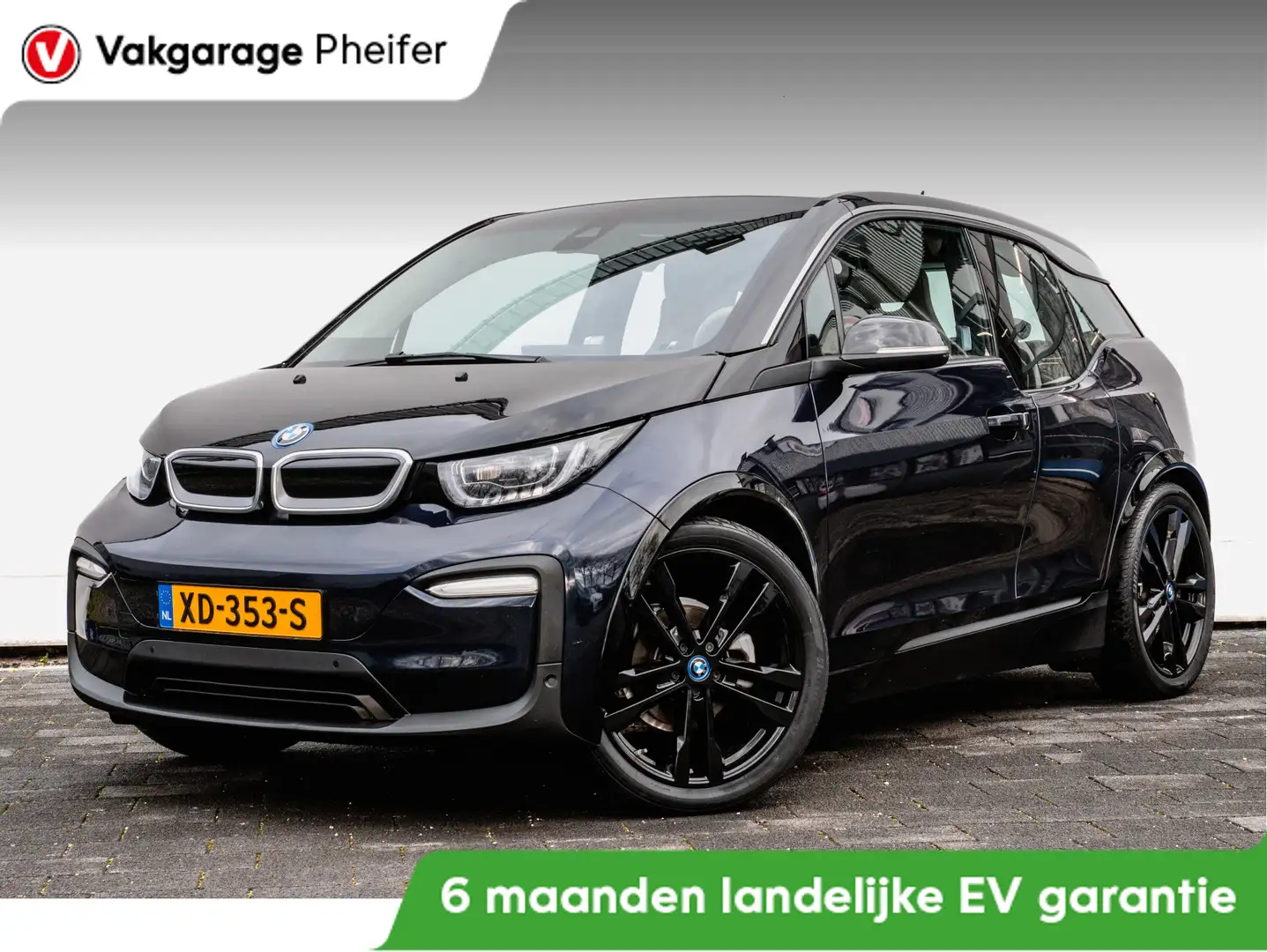 BMW i3 120Ah 42 kWh Soh 95%/ Sportpakket/ Camera/ Prof. n Blauw - 1