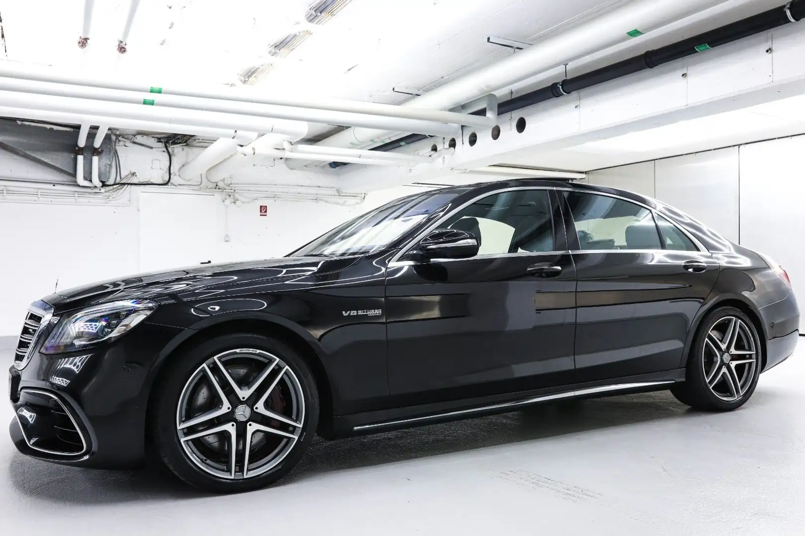 Mercedes-Benz S 63 AMG 4MATIC Lang 1.Hand Scheckheft Drivers Noir - 2