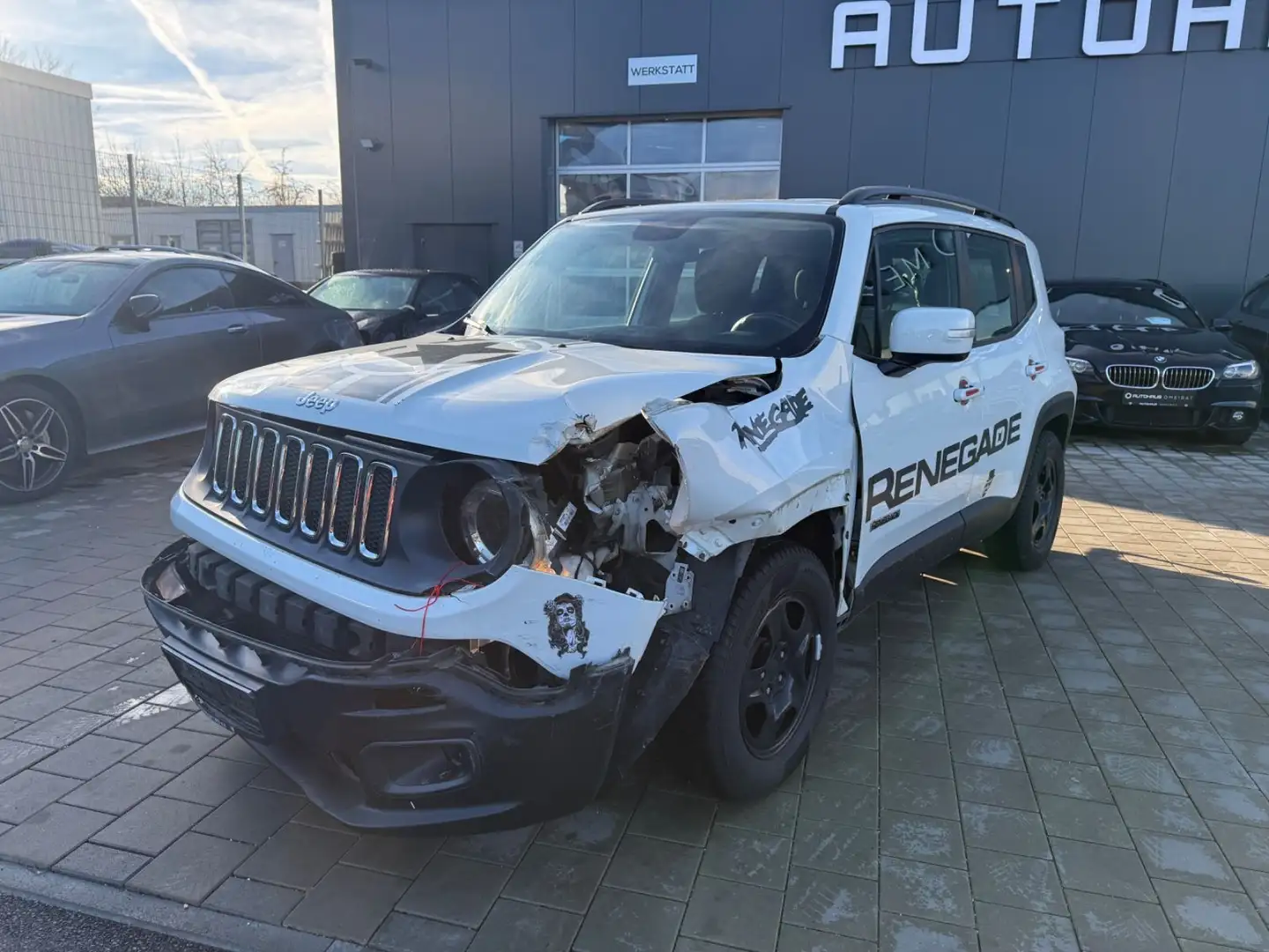 Jeep Renegade Longitude FWD Navi/Klima/PDC Blanc - 1