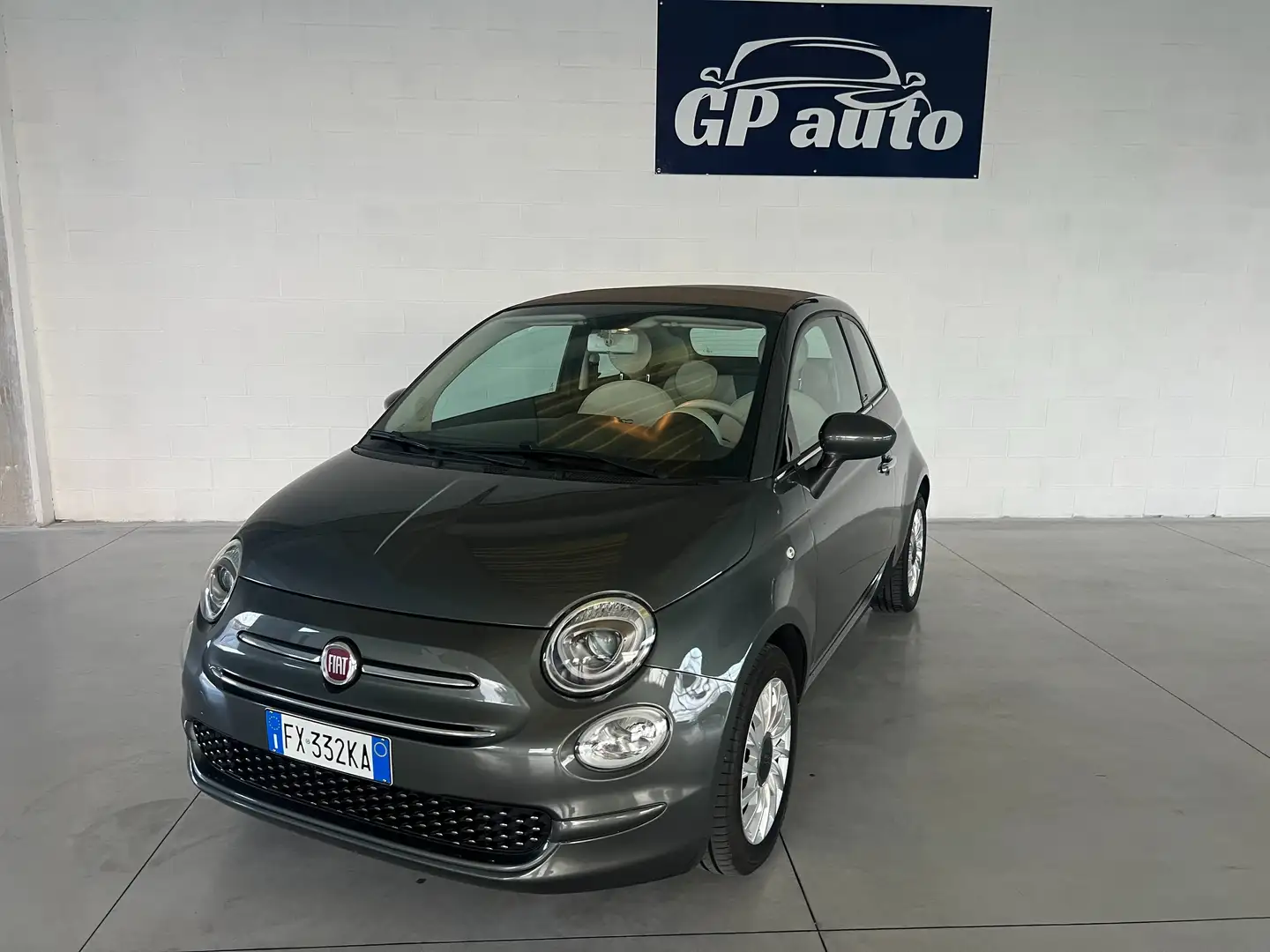 Fiat 500C 500C 1.2 Lounge AUTOMATICA OK NEOPATENTATI Gris - 1