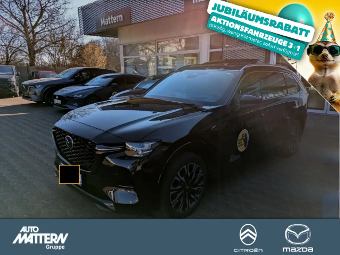 Mazda CX-80 Homura Plus Hybrid AWD *Vorführwagen* Noir - 1