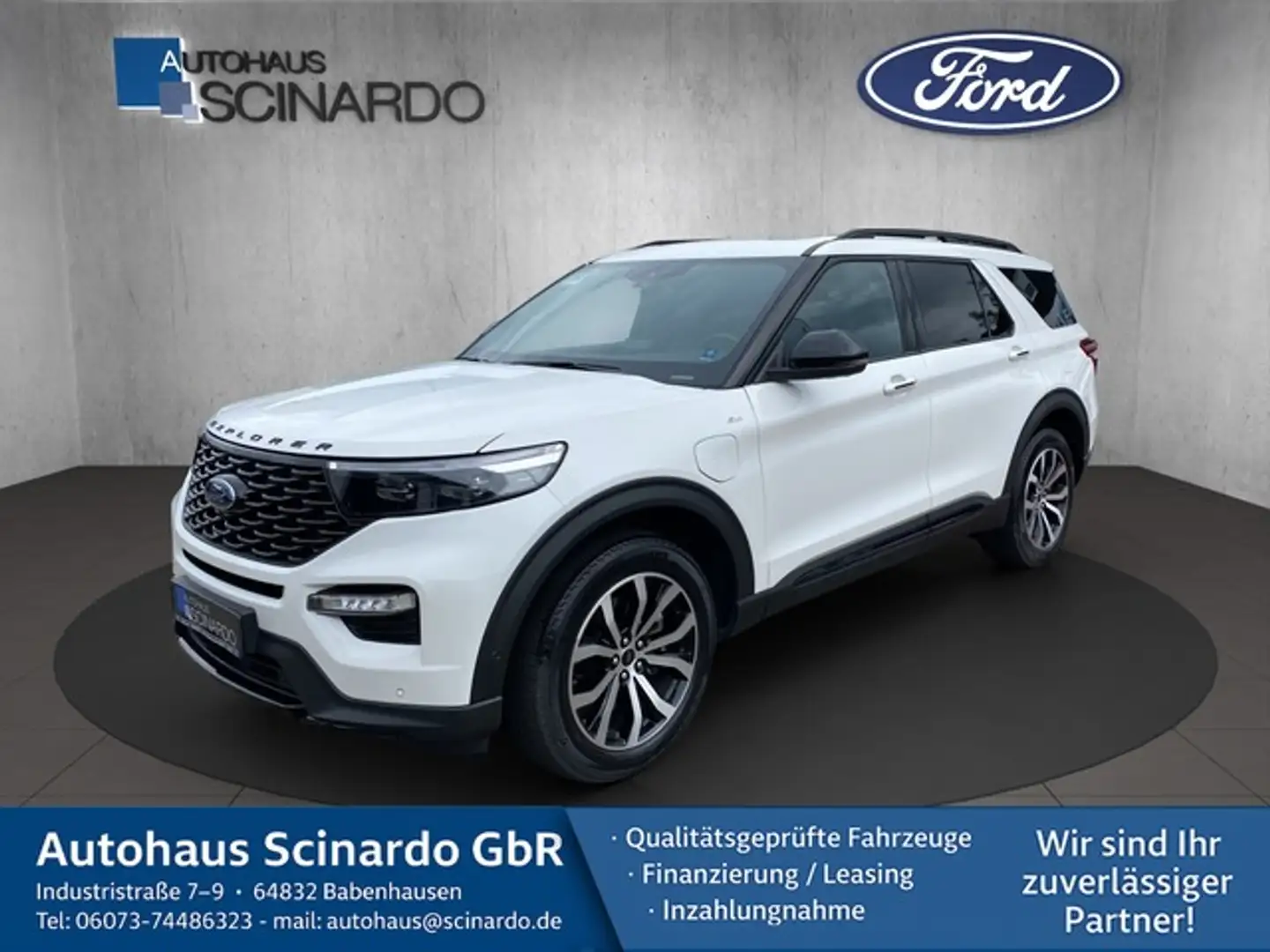 Ford Explorer 3.0EB PHEV ST-Line 4x4*AHK*PANO*B&O*ACC Wit - 1