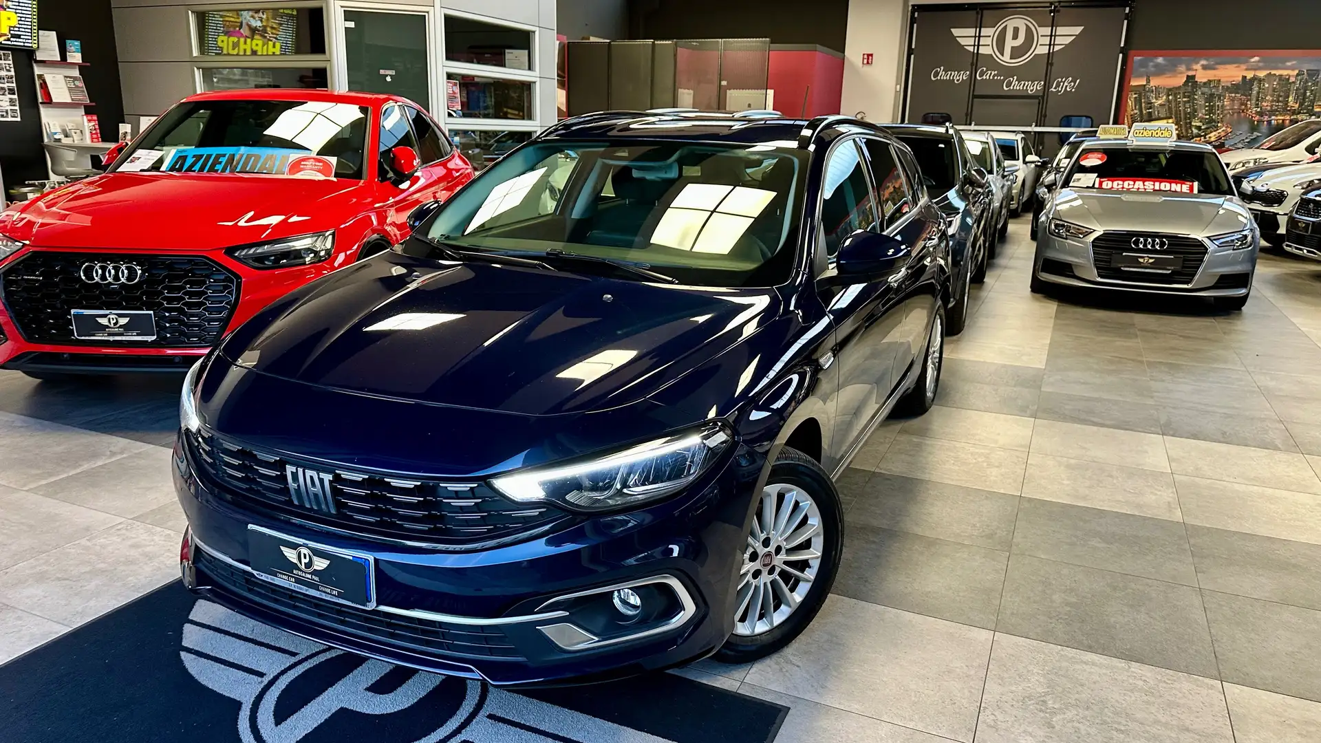 Fiat Tipo 1.6 MultiJet 130CV S&S SW Business Bleu - 1