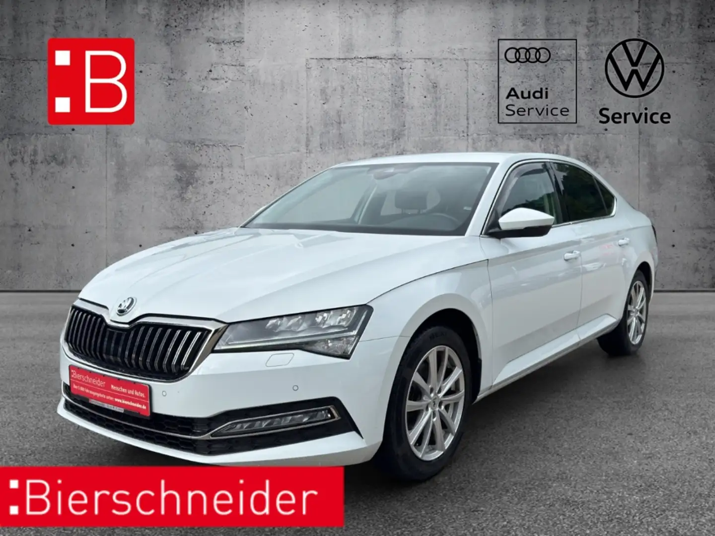 Skoda Superb Lim. 2.0 TDI DSG Style VIRTUAL COCKPIT LED NAVI PD Weiß - 1