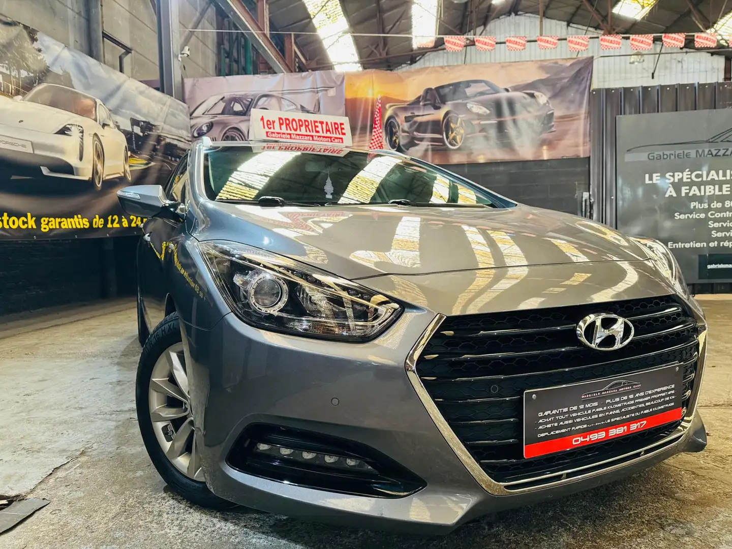 Hyundai i40 i40 SW 1.6 GDi GPS Airco Caméra Gris - 2