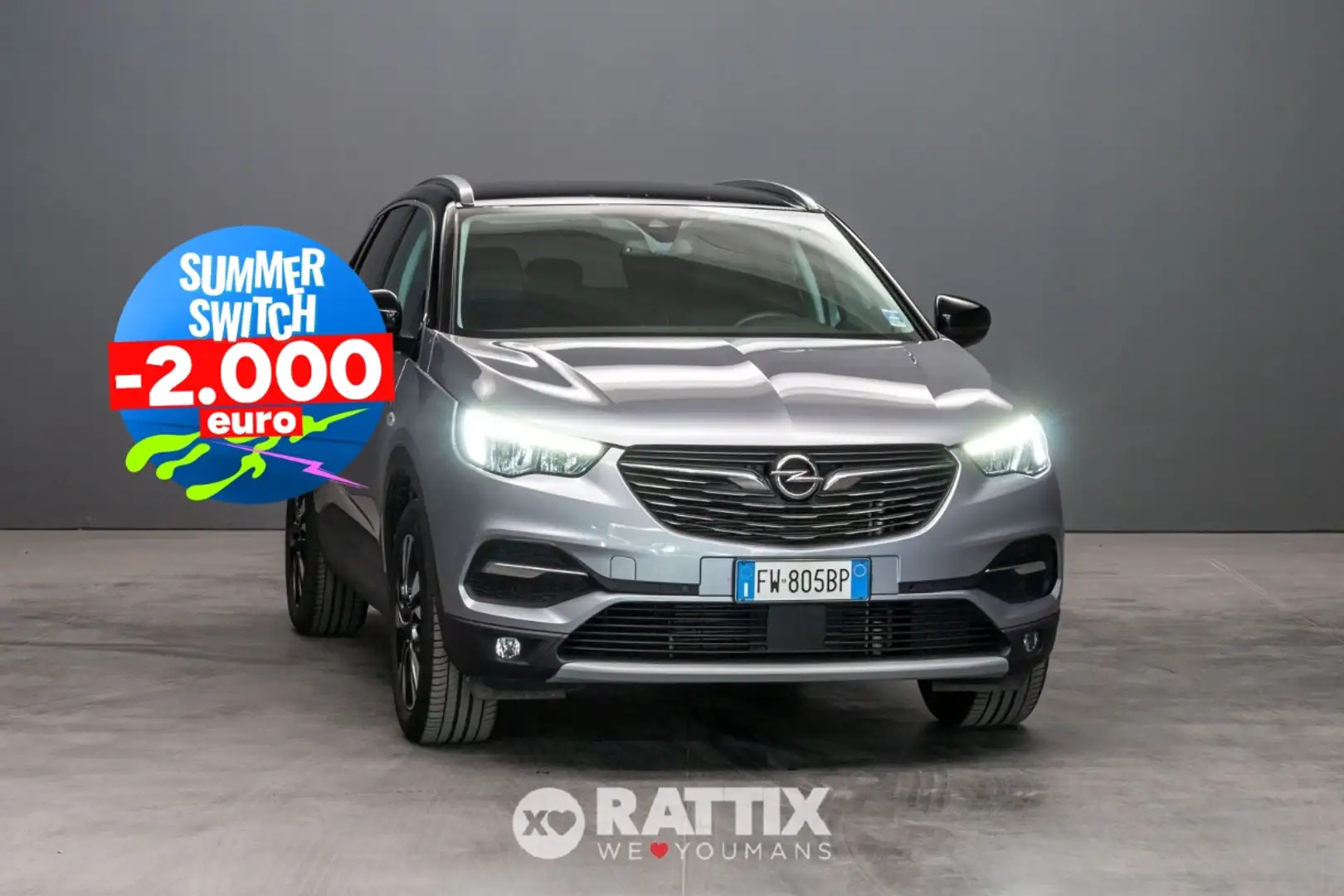 Opel Grandland X 1.2 130CV Innovation AT8 Grigio - 1