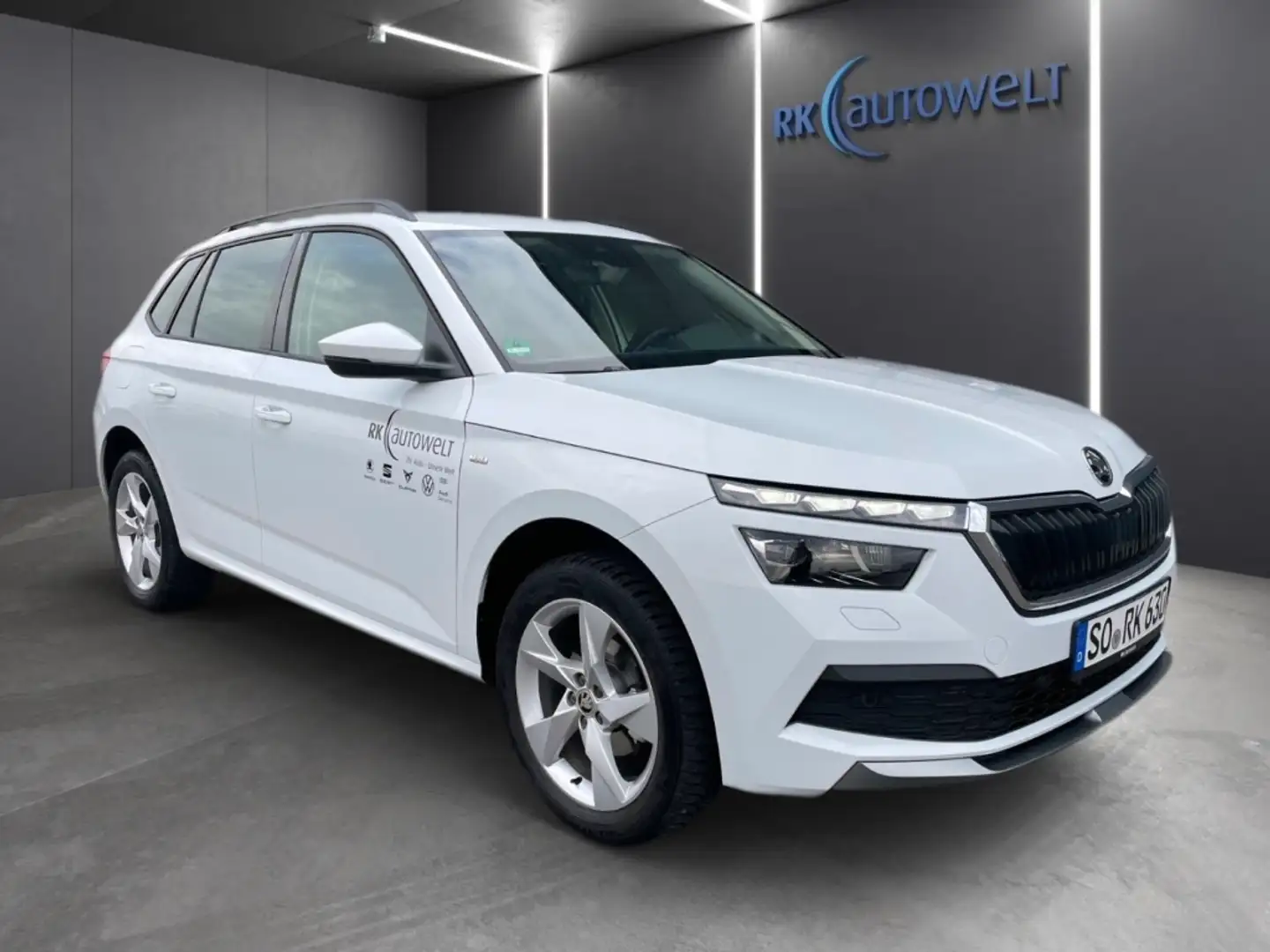 Skoda Kamiq Tour 1.5 TSI, Voll-LED,ACC,Navi,Kamera Weiß - 2