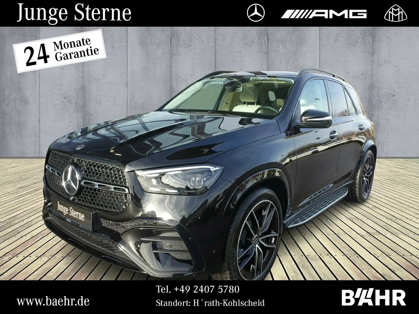 Mercedes-Benz GLE 450 GLE 450 d 4M AMG+Night/Pano/AHK/360°/Burmester Noir - 1