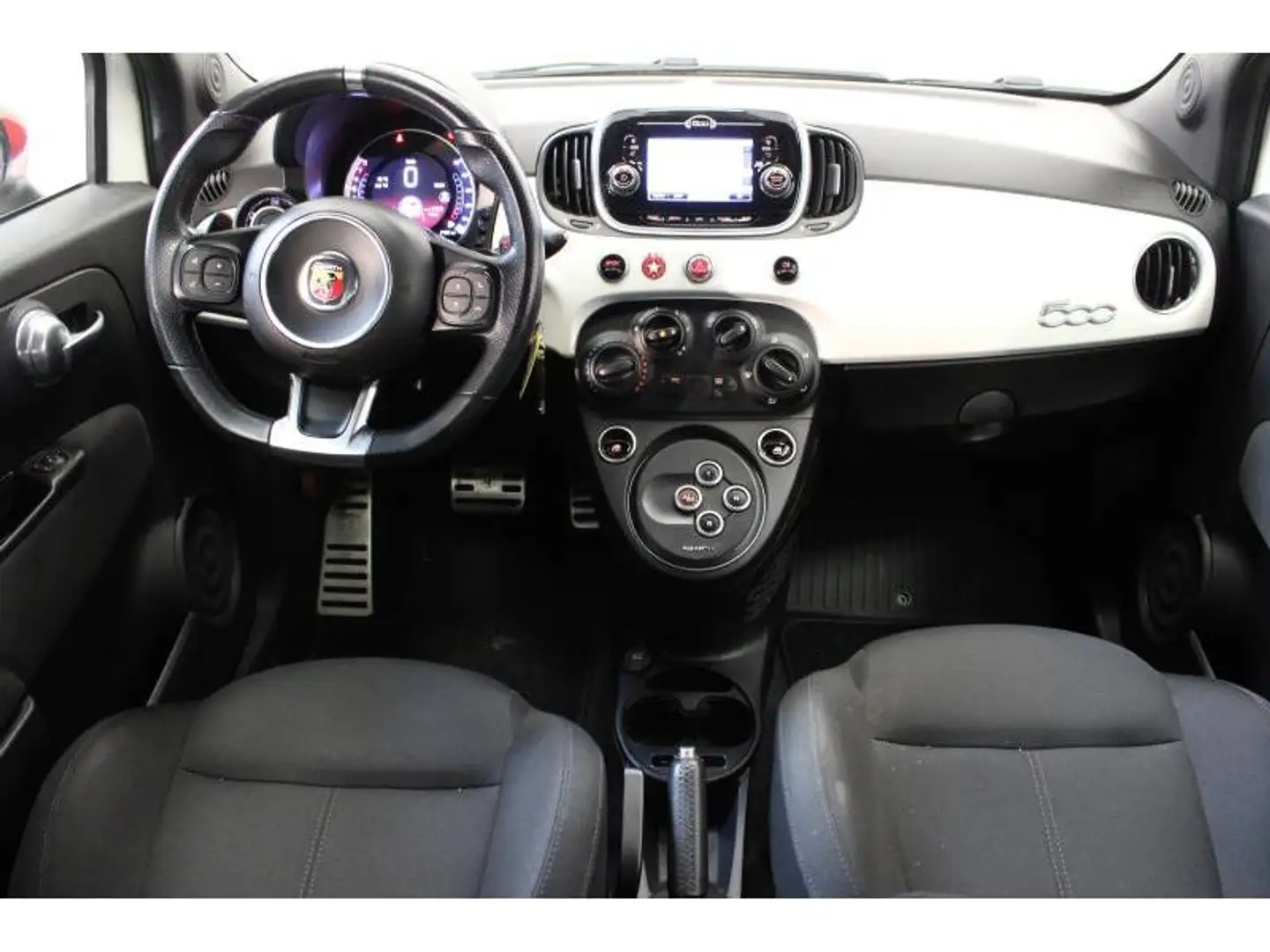 Abarth 595 145PK | AUTOMAAT, NAVI NAVI, PARKEERSENSOREN & MEE Blanc - 2