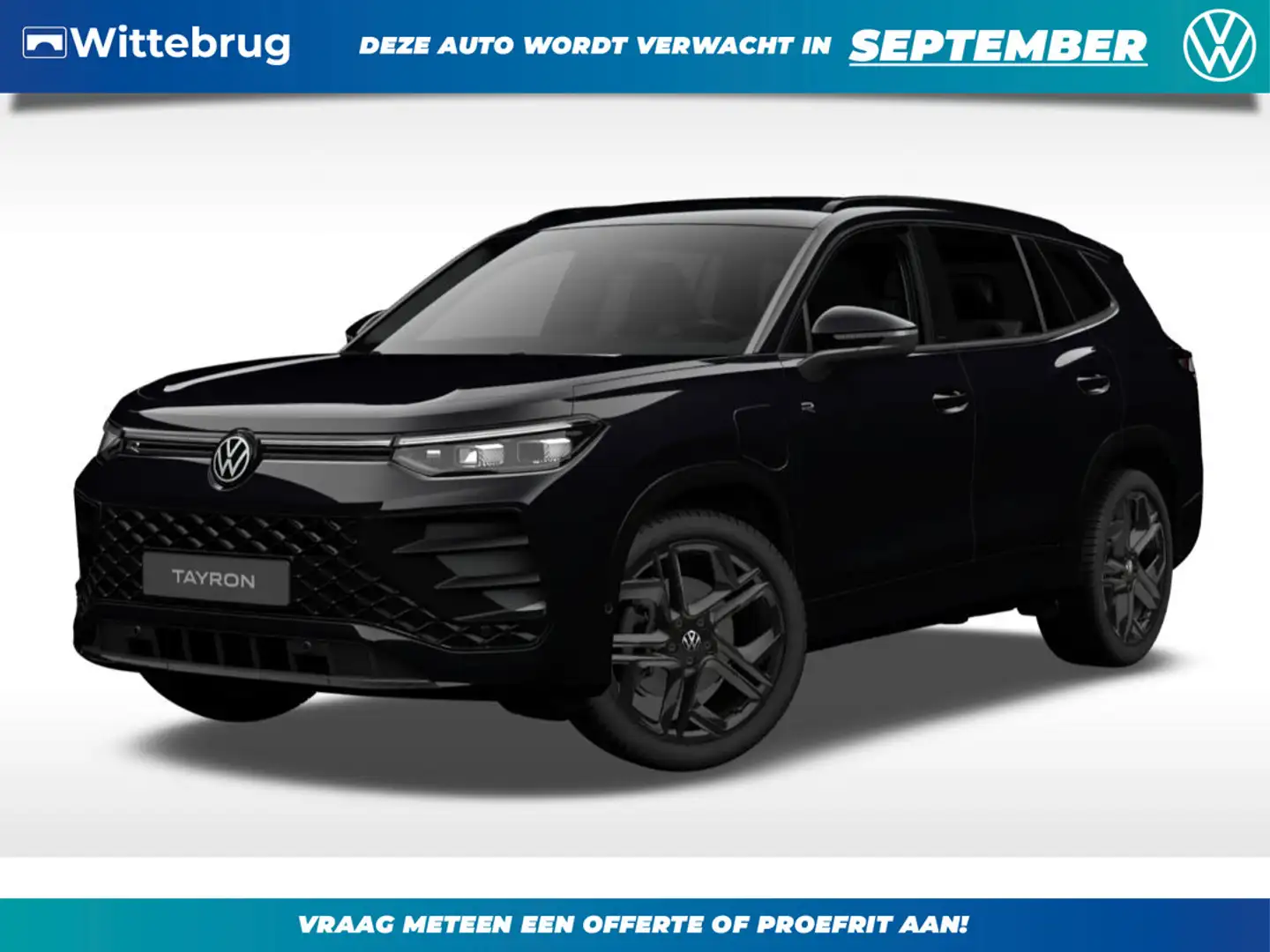 Volkswagen Tayron 1.5 eHybrid R-Line Edition *BLACK STYLE* !!!Profit Zwart - 1