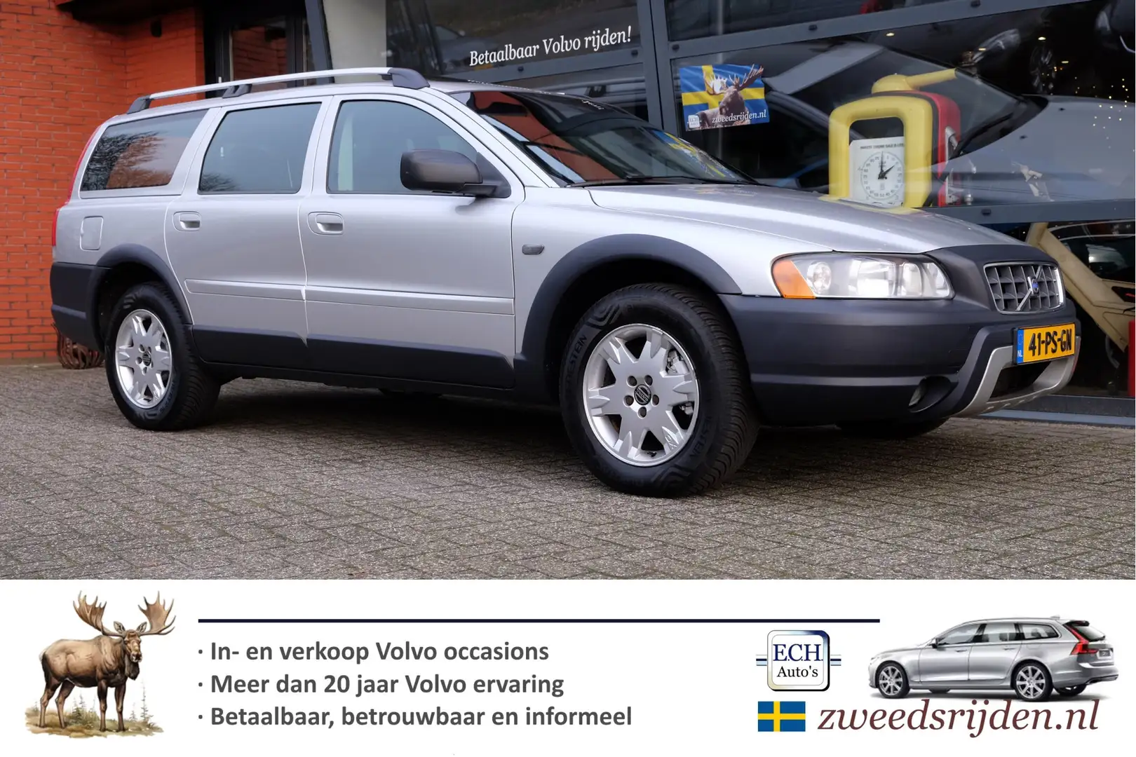 Volvo XC70 2.5 T 210 pk AWD Aut. Schuifdak, Trekhaak Argent - 1