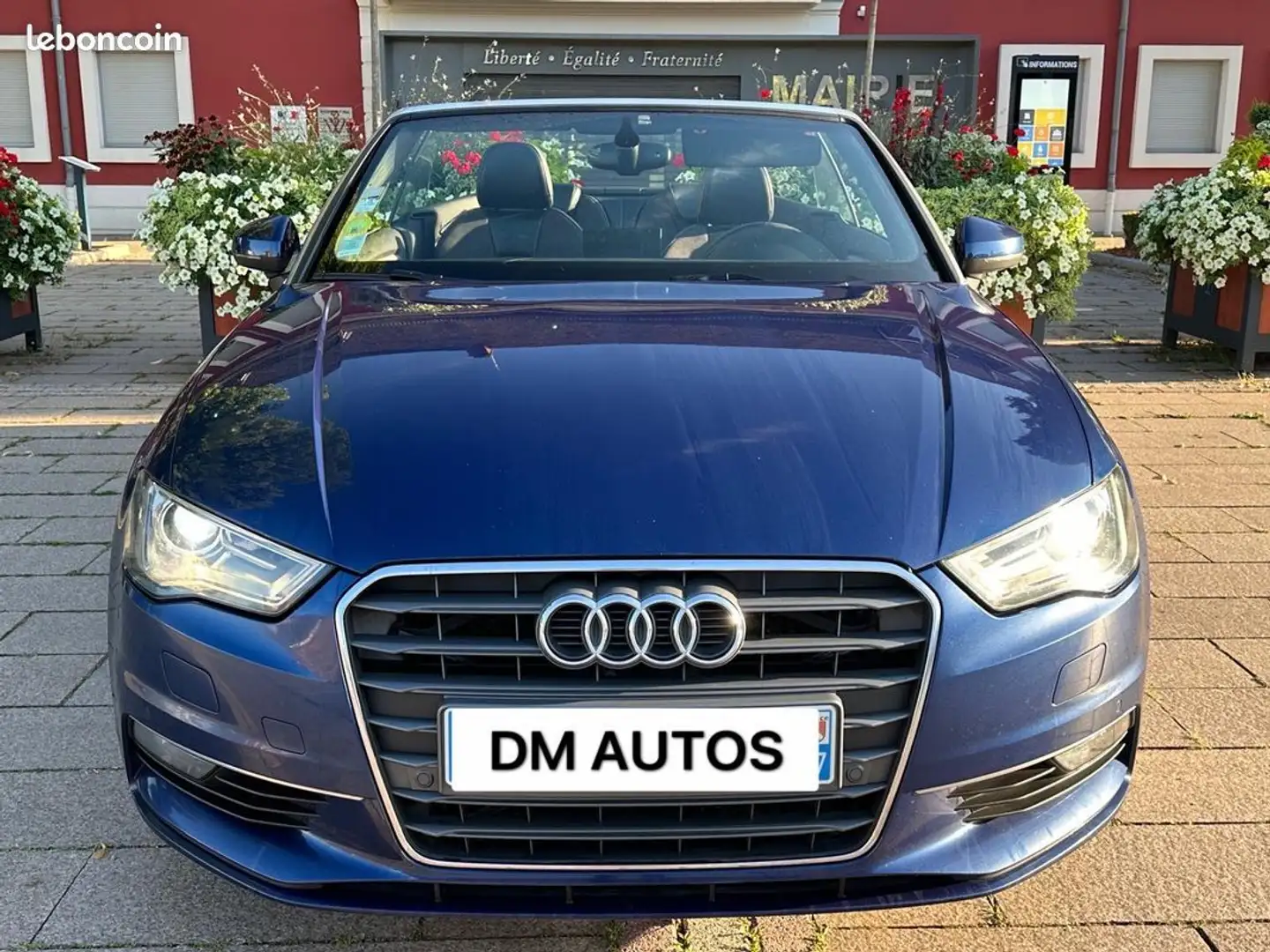 Audi A3 cabriolet s line 2.0 tdi 184ch Bleu - 2