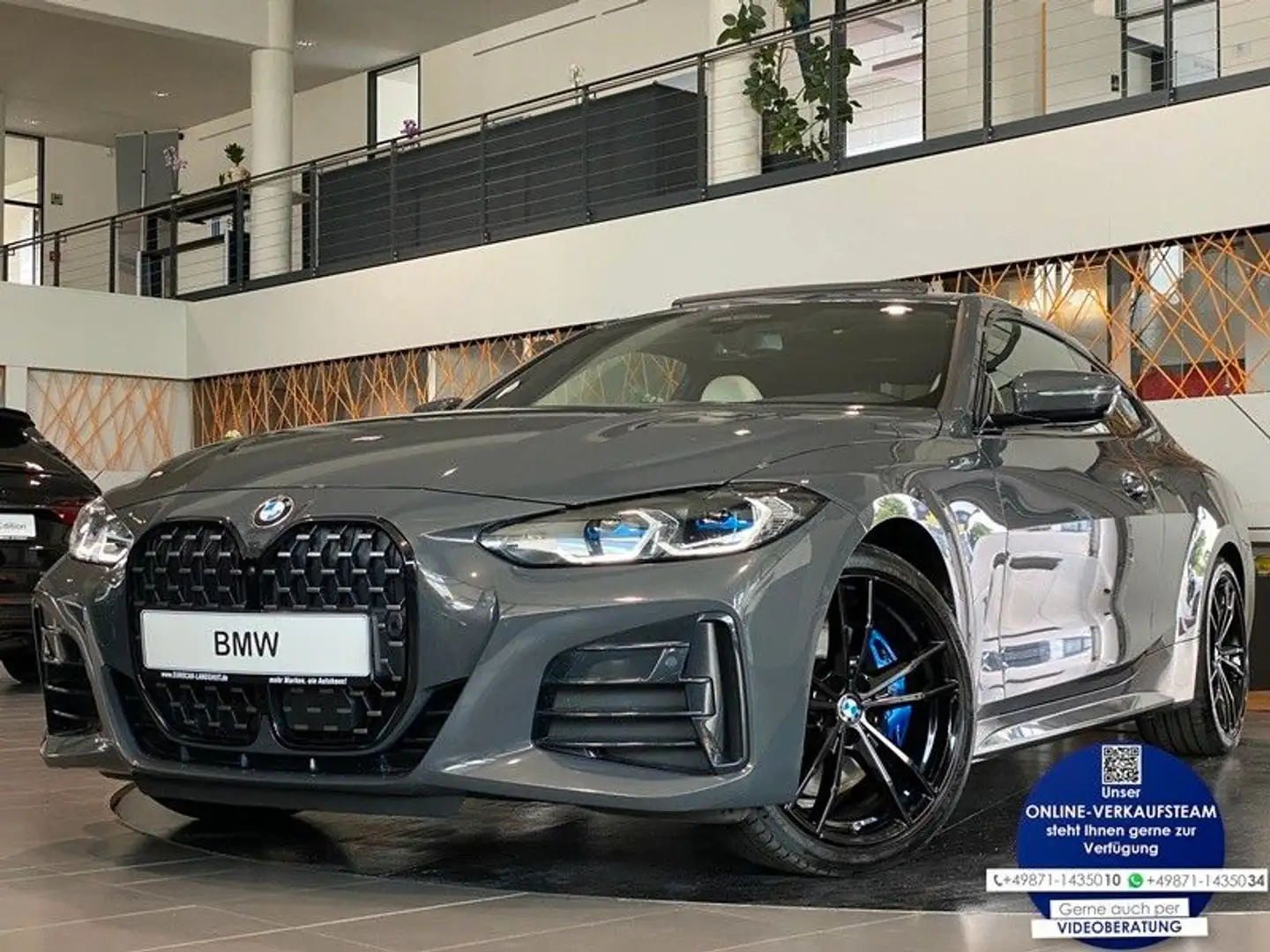BMW M440i Laser Sthz Sbel SurrView eGSD H&K AHK ACC Сірий - 1