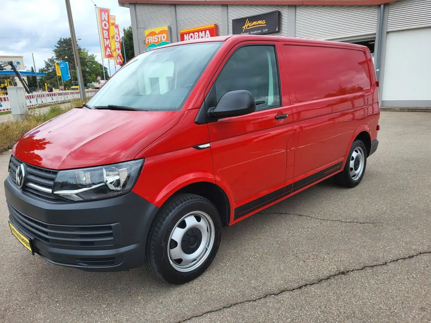 Volkswagen T6 Transporter T6 Camper Basis Kasten Klima St.Heizung PDC AHK Rot - 1