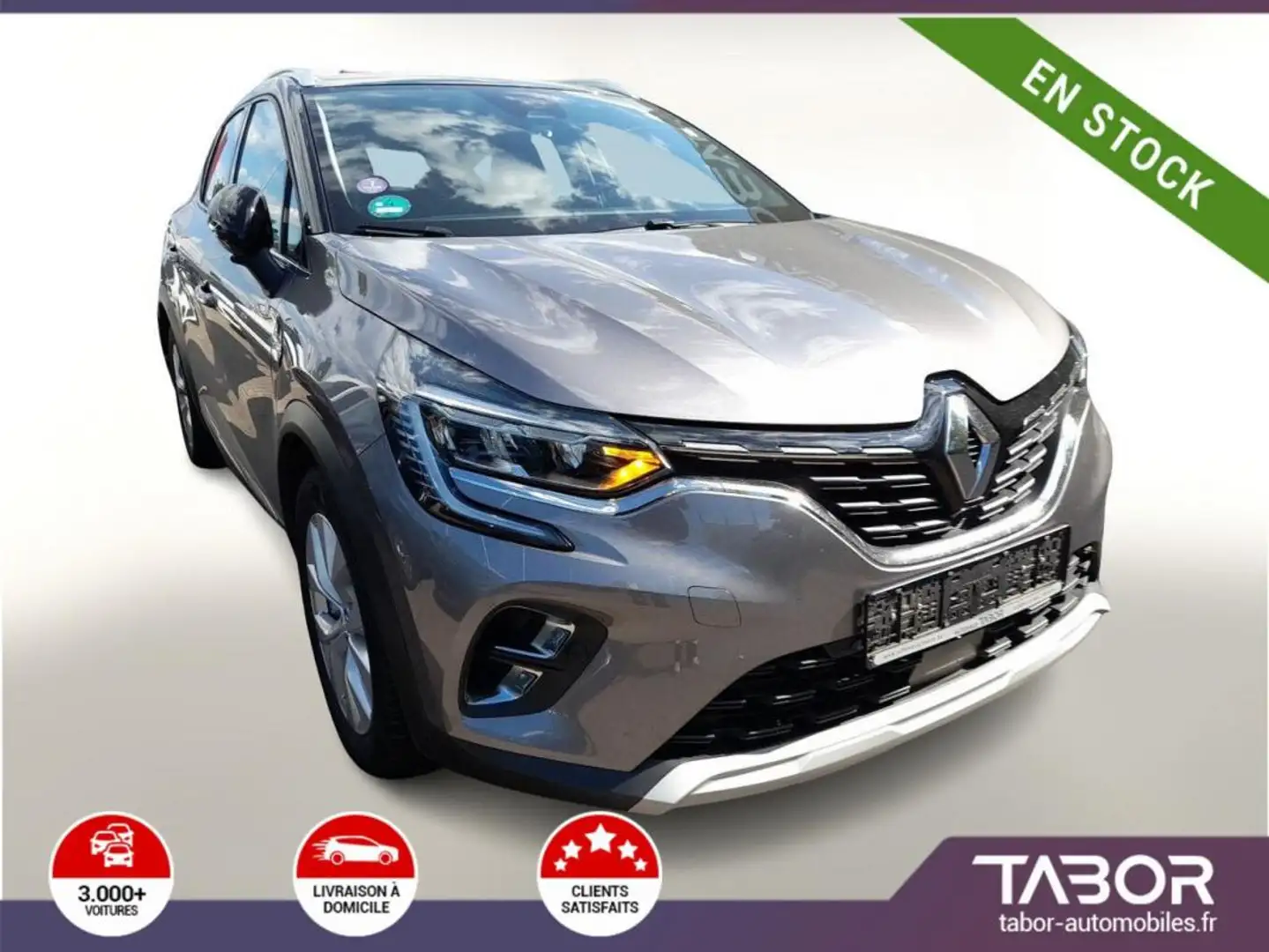 Renault Captur II 1.6 E-TECH 160 Aut Intens GPS Gris - 1