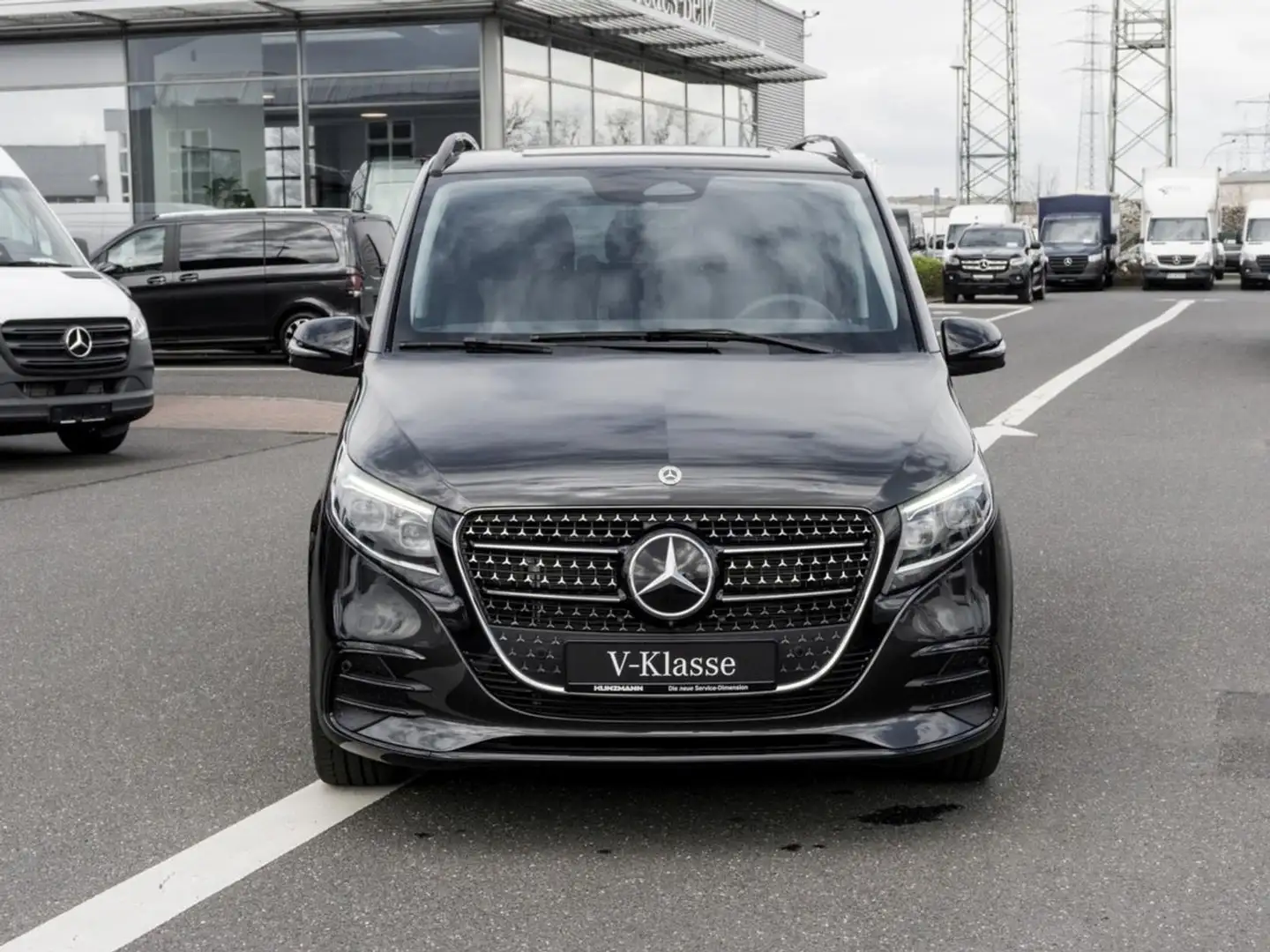 Mercedes-Benz V 250 d STYLE Kompakt AMG Night MBUX Navi AHK Gris - 2