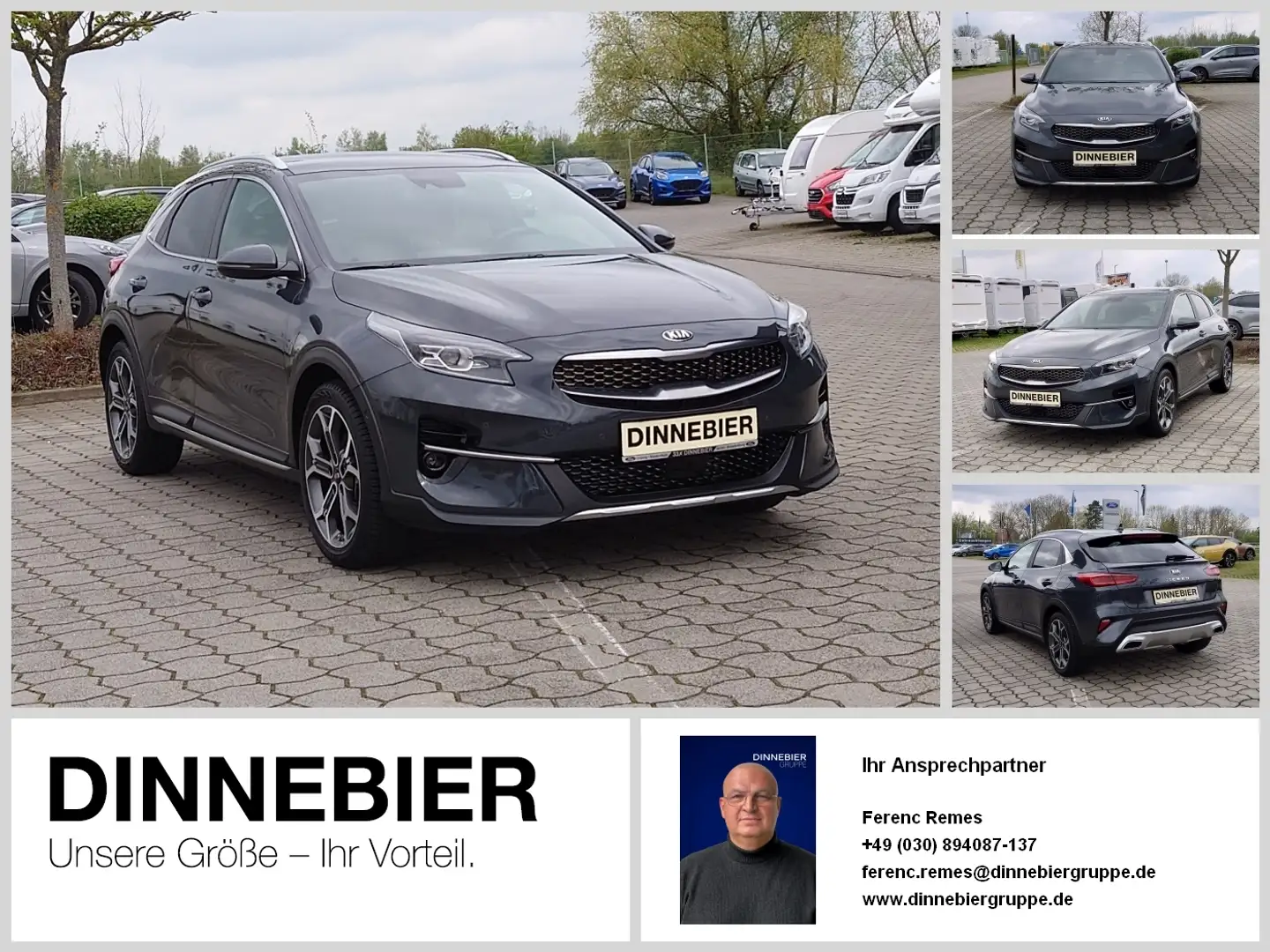 Kia XCeed 1.5T XDITION LED+Navi+Kamera+Keyless Gris - 1
