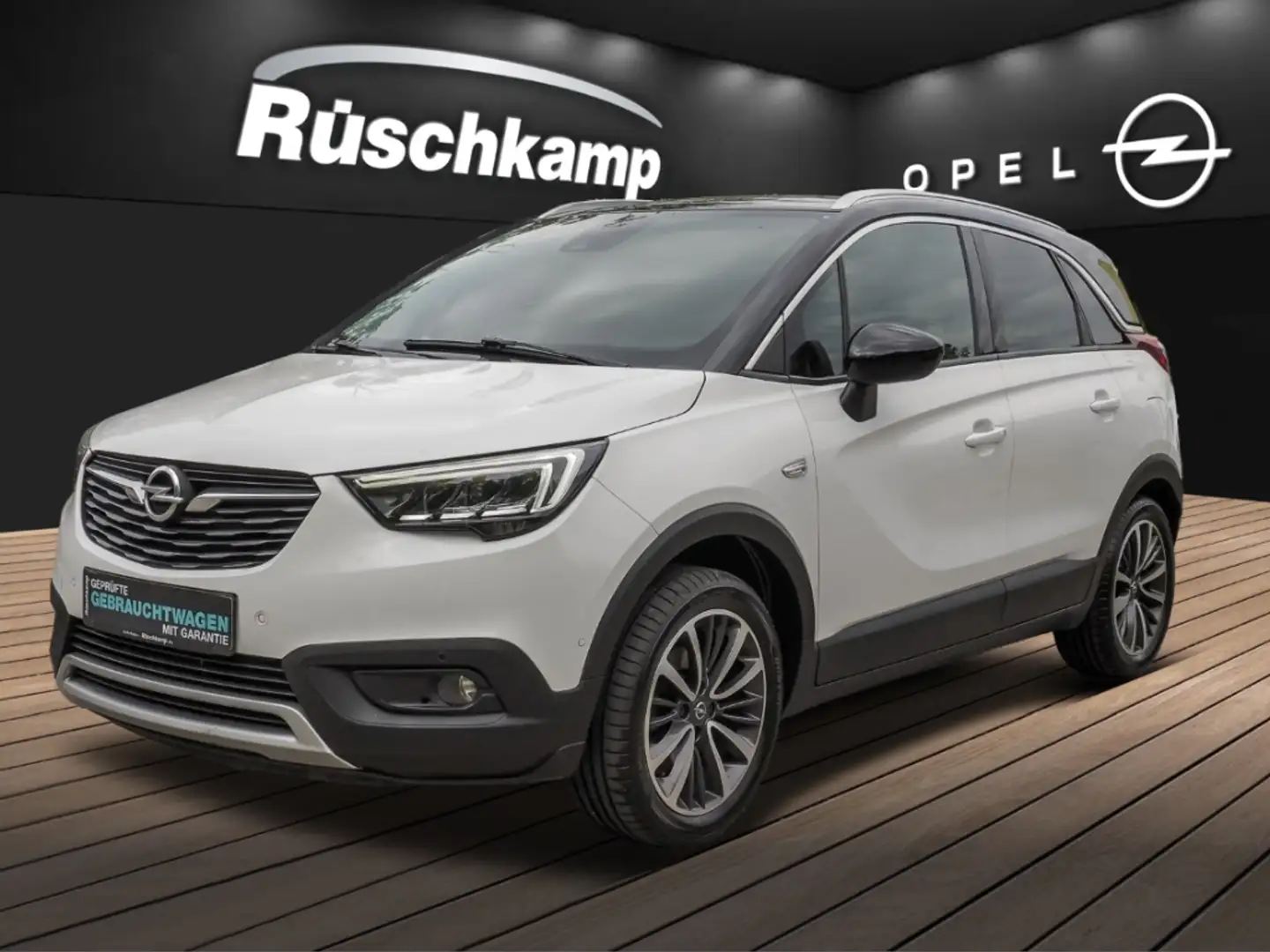 Opel Crossland Turbo EU6d Ultimate Navi Auto Mehrzonenklima Alufe Blanc - 1