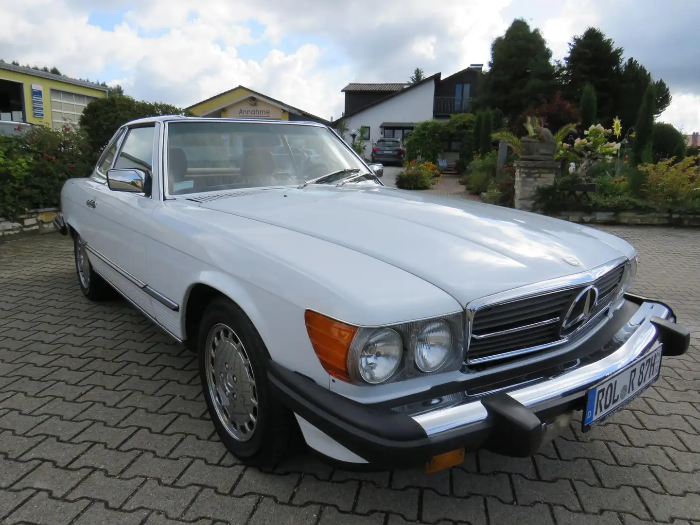 Mercedes-Benz SL 560 H-Kennzeichen|kein Rost|Top Zustand|Historie Bílá - 2