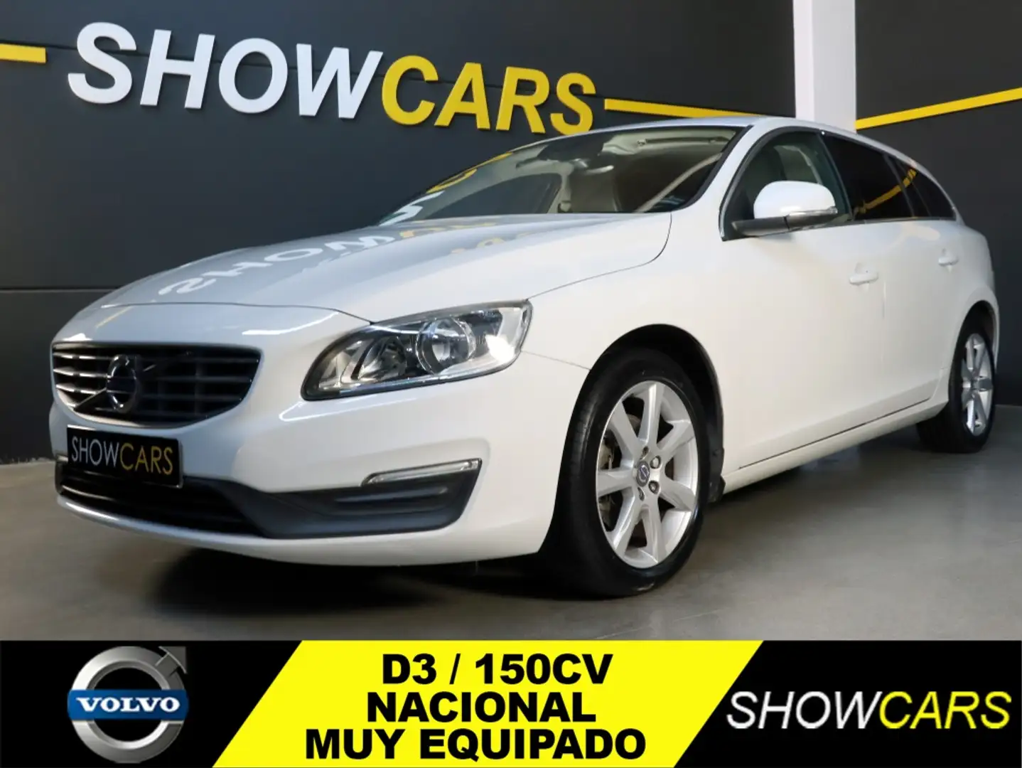 Volvo V60 D3 Momentum Aut. 150 Blanc - 1