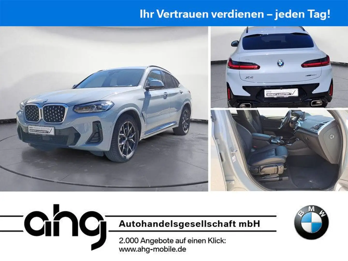 BMW X4 xDrive30i M Sportpaket Innovation Winterfreud Grau - 1