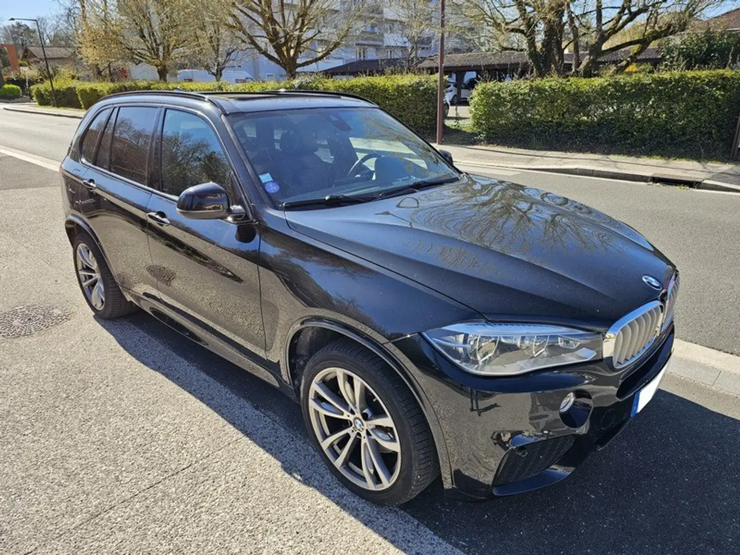 BMW X5 M xDrive40e 313 ch BVA8 M Sport Exclusive tva recup Noir - 1