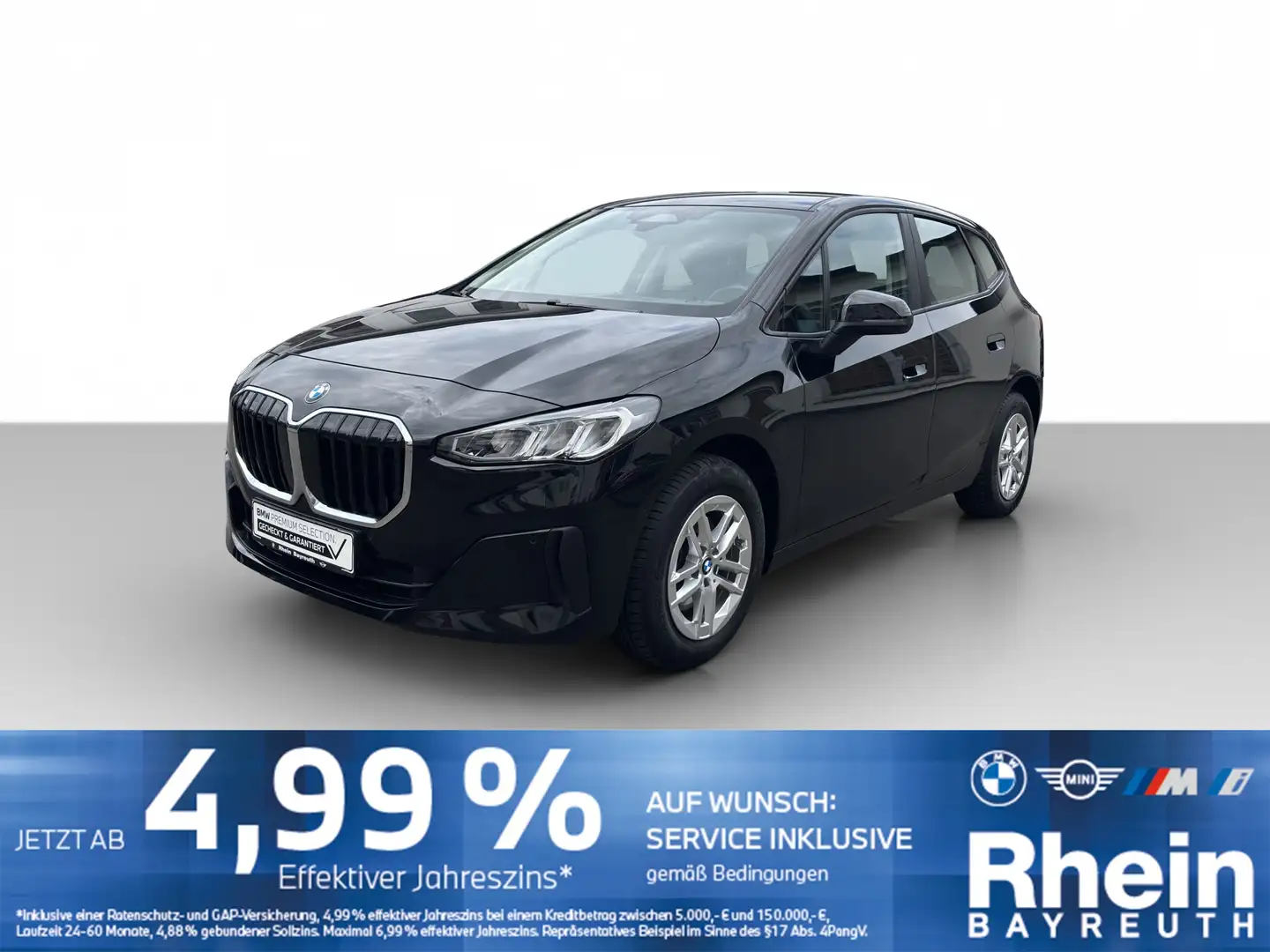 BMW 218 i Active Tourer Navi LED Parkassist Apple Car Navi Fekete - 1